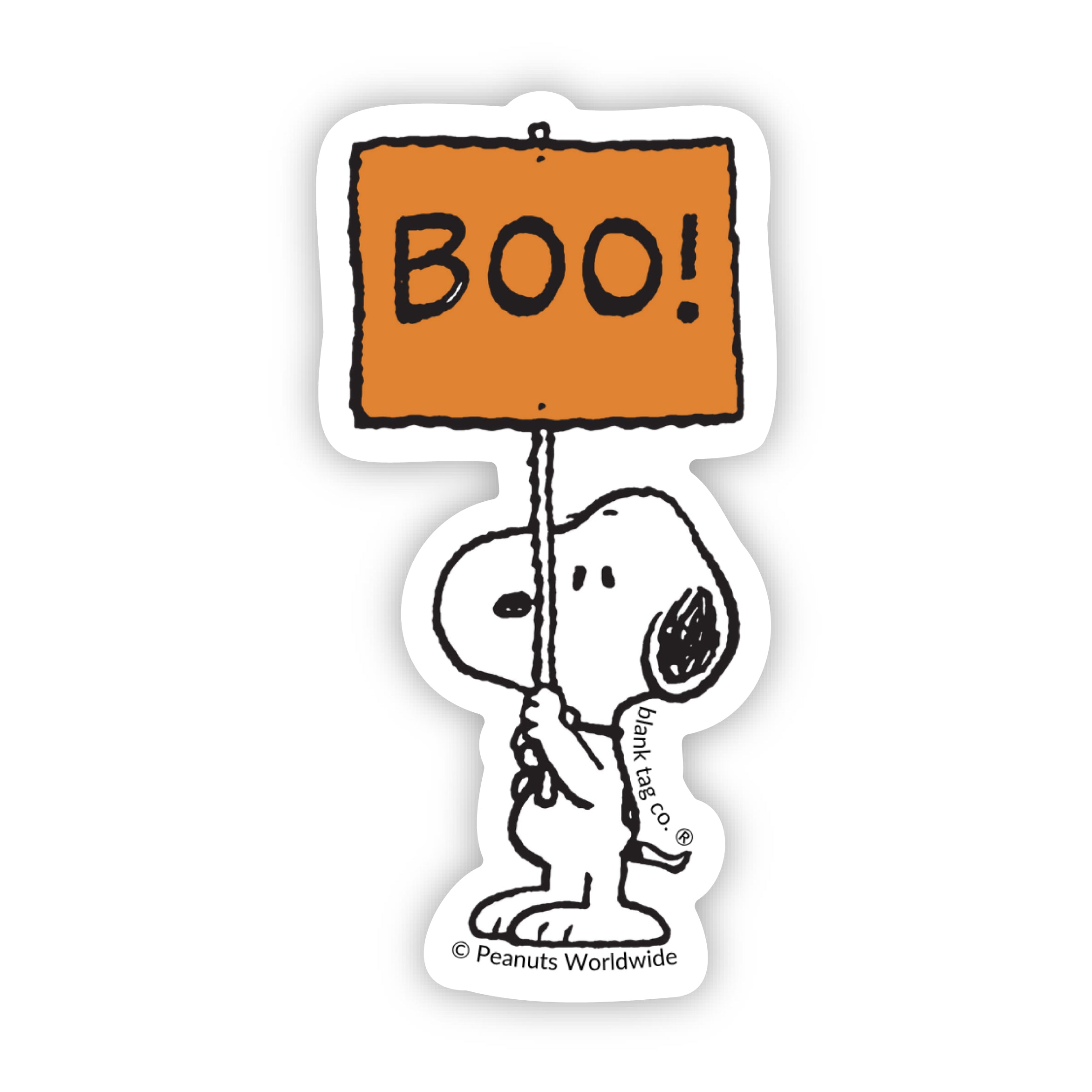 Peanuts® Boo Sticker (Halloween  Waterproof Sticker)