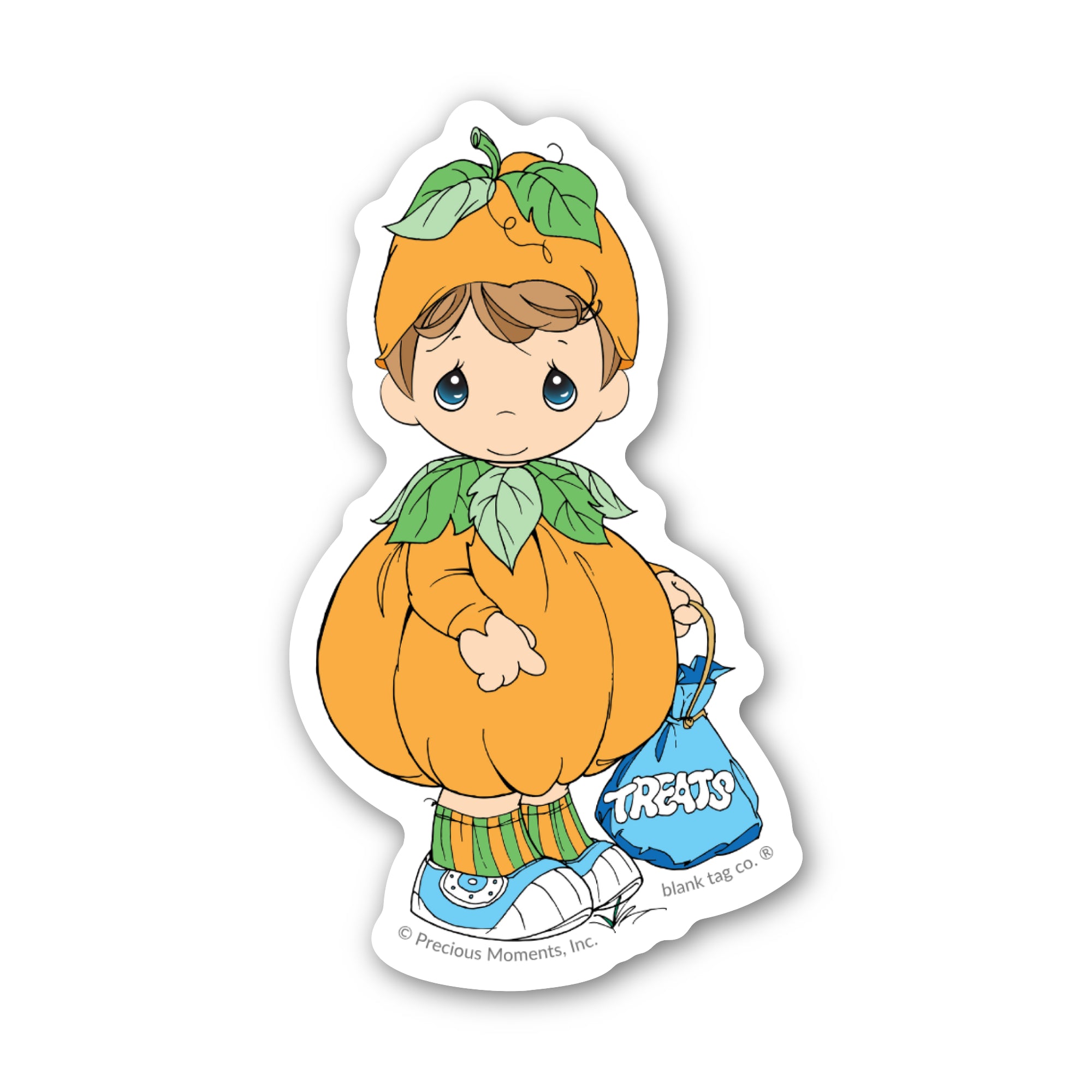 Precious Moments® Boy In Pumpkin Costume Sticker