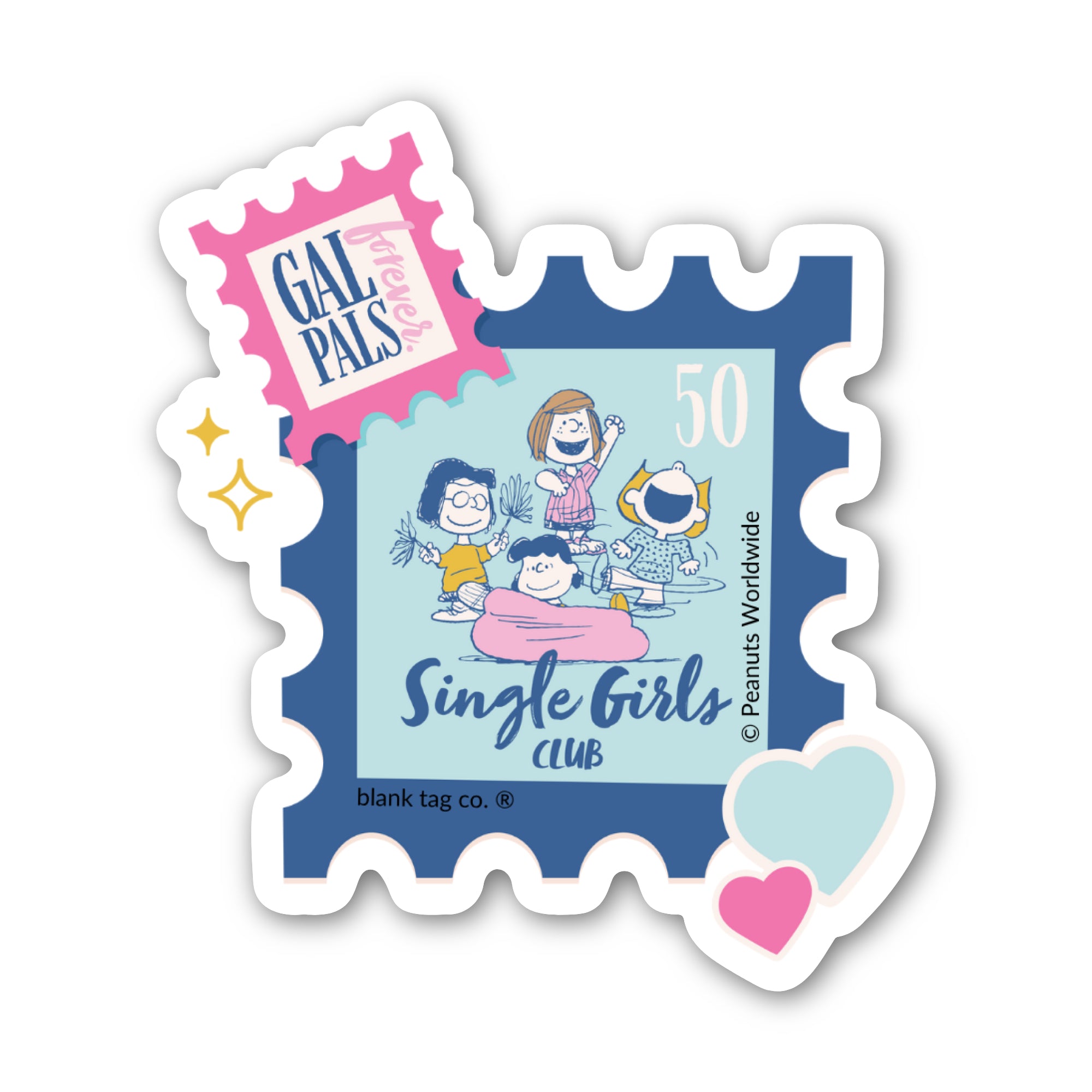 Peanuts® Gal Pals Waterproof Sticker