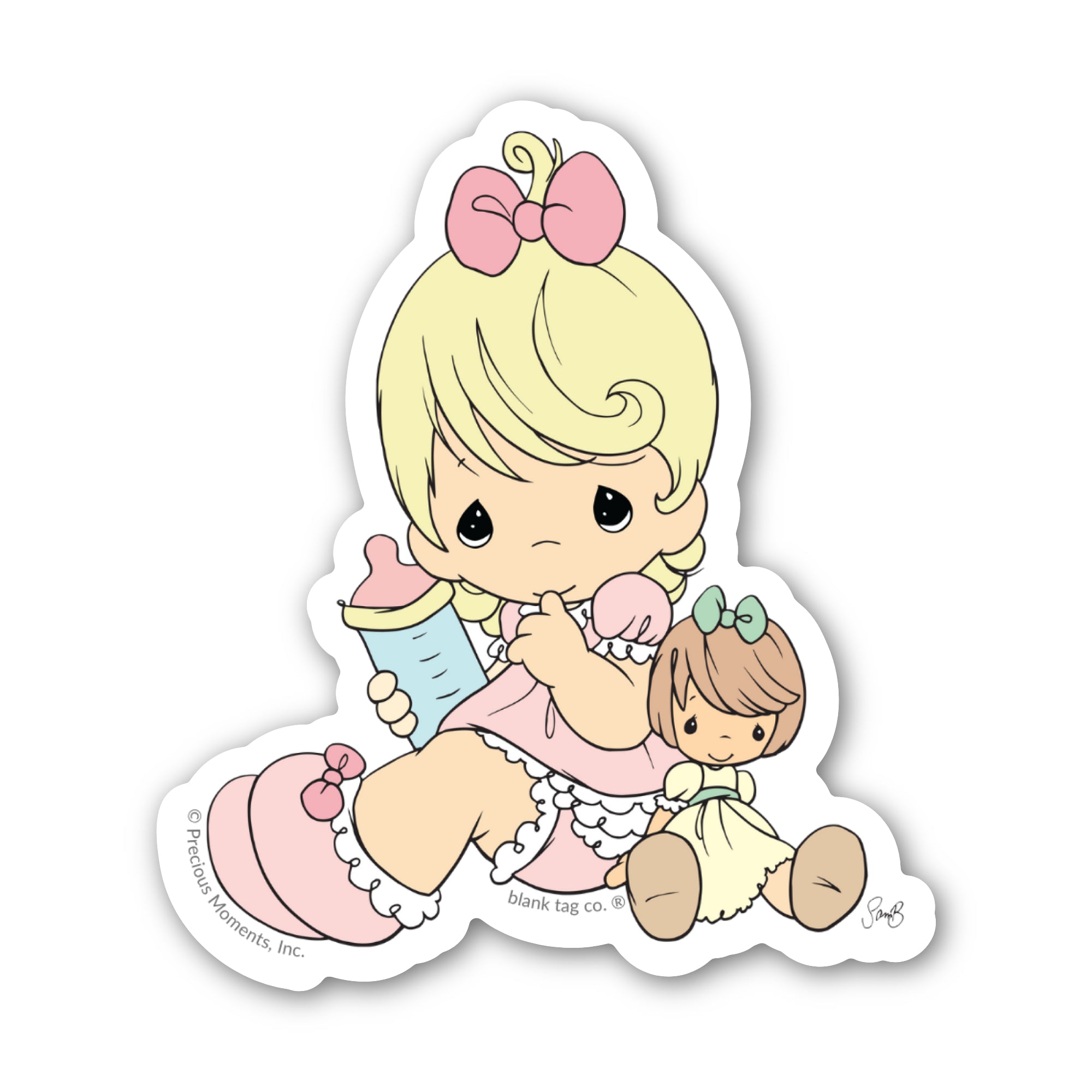 Precious Moments® Girl With A Doll Sticker