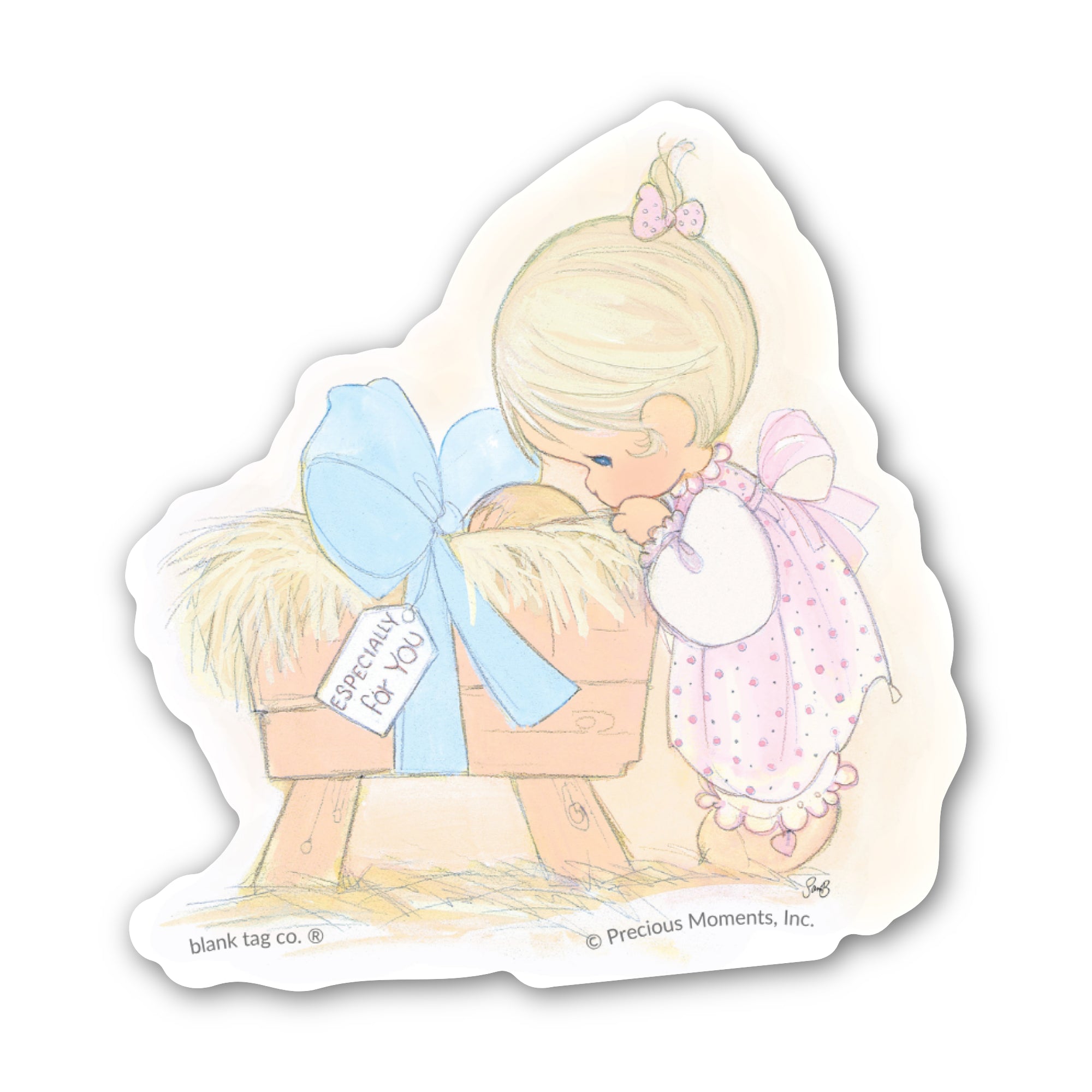 Precious Moments® God Sent His Son Sticker