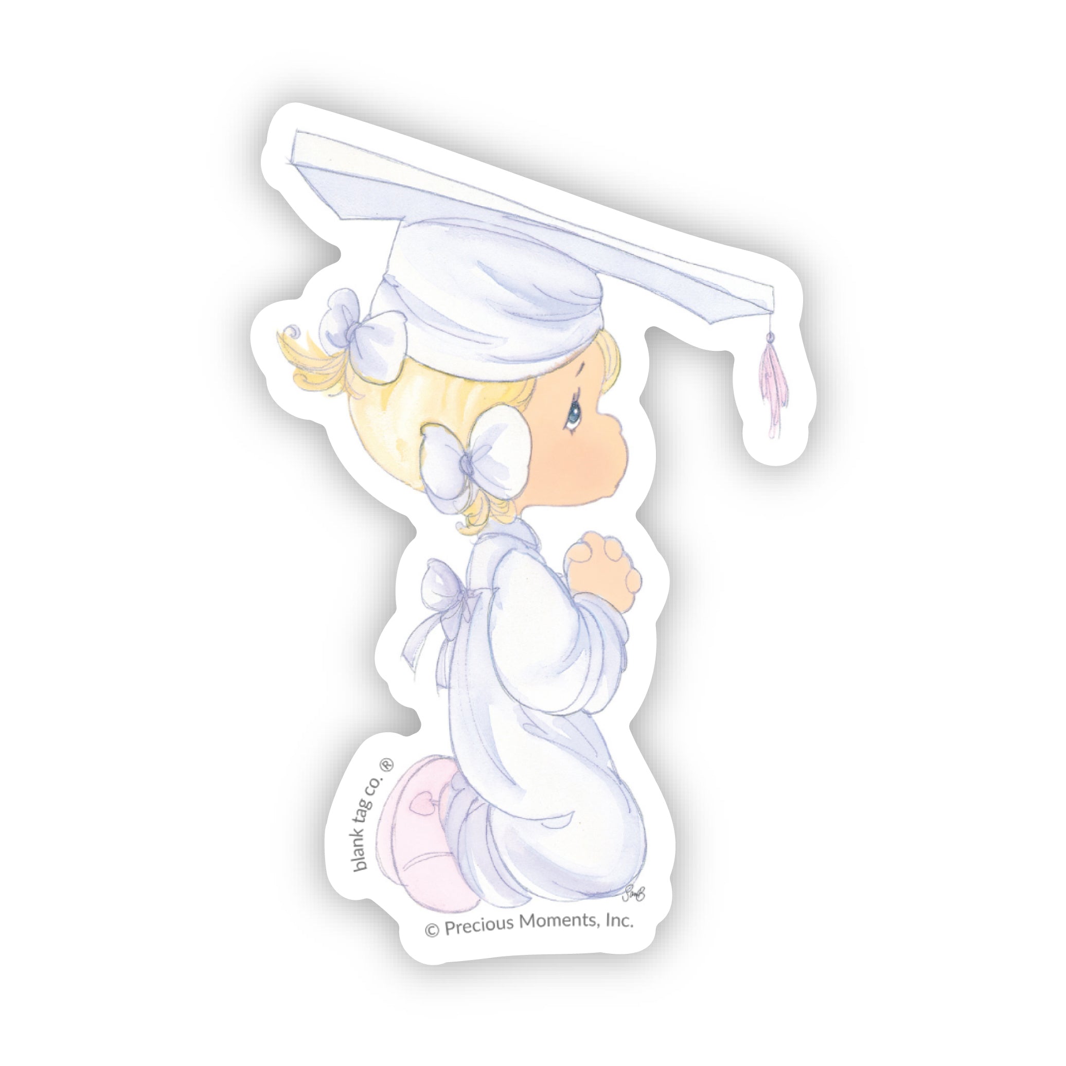 Precious Moments® Graduating Praying Girl Sticker