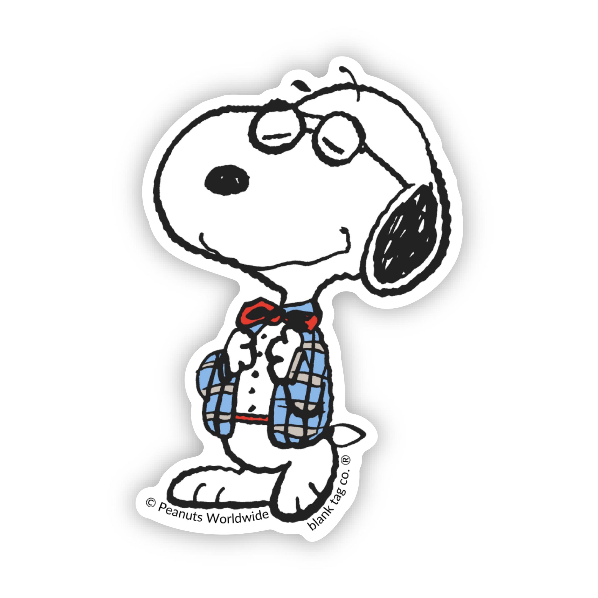 Peanuts® Joe Preppy Waterproof Sticker