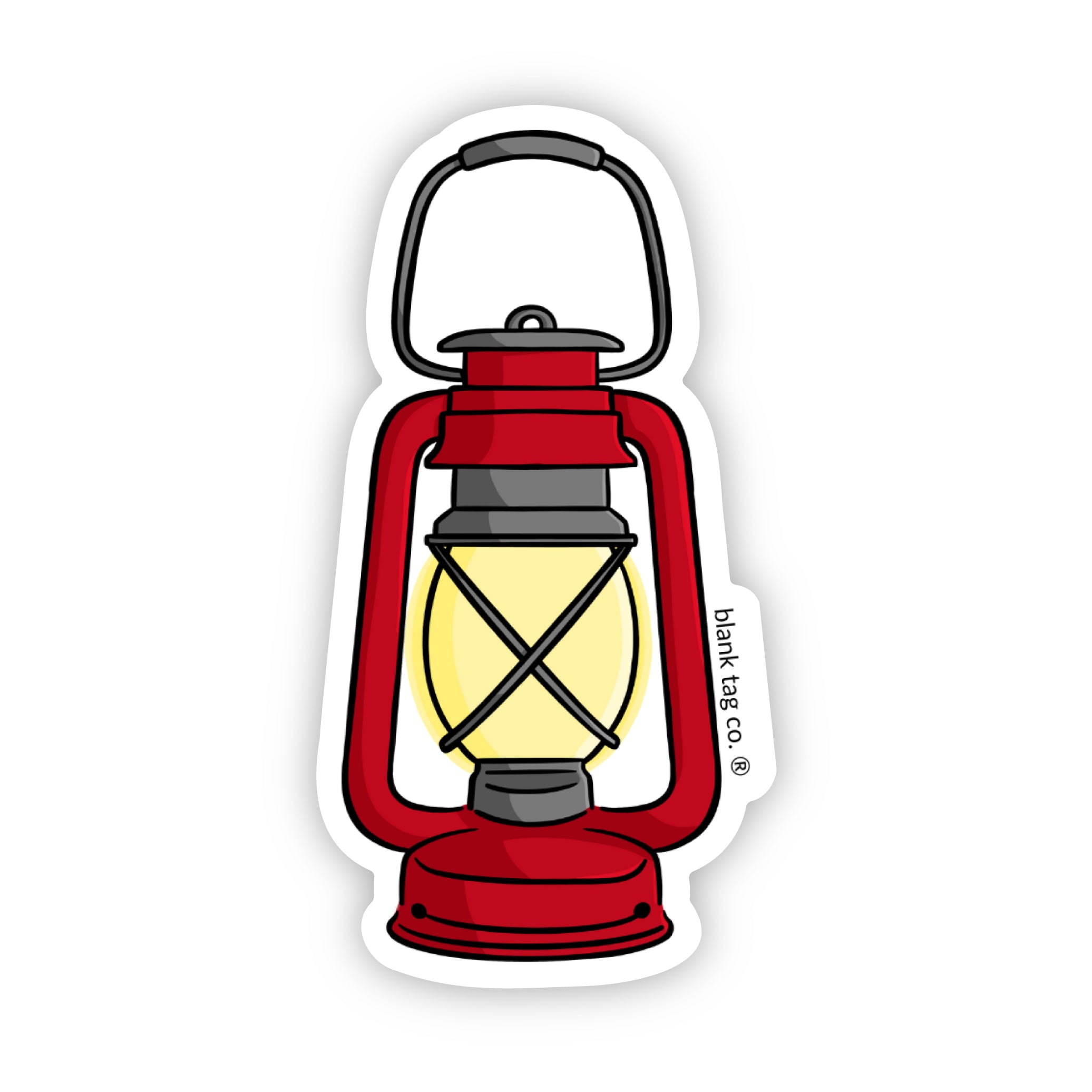 Blank Tag Co.® Lantern Waterproof Sticker