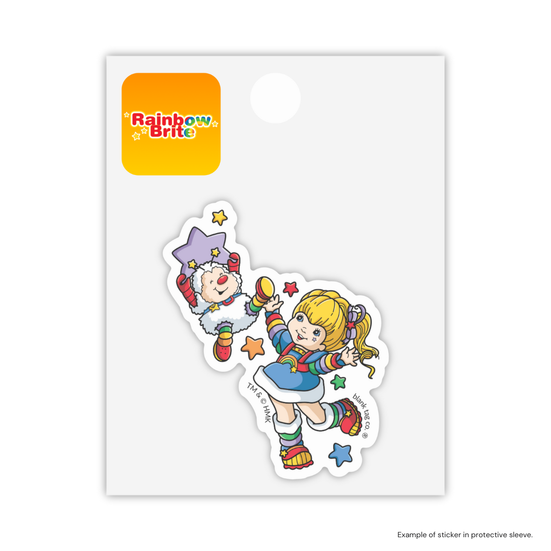 The Rainbow Brite Tossing Twink Sticker