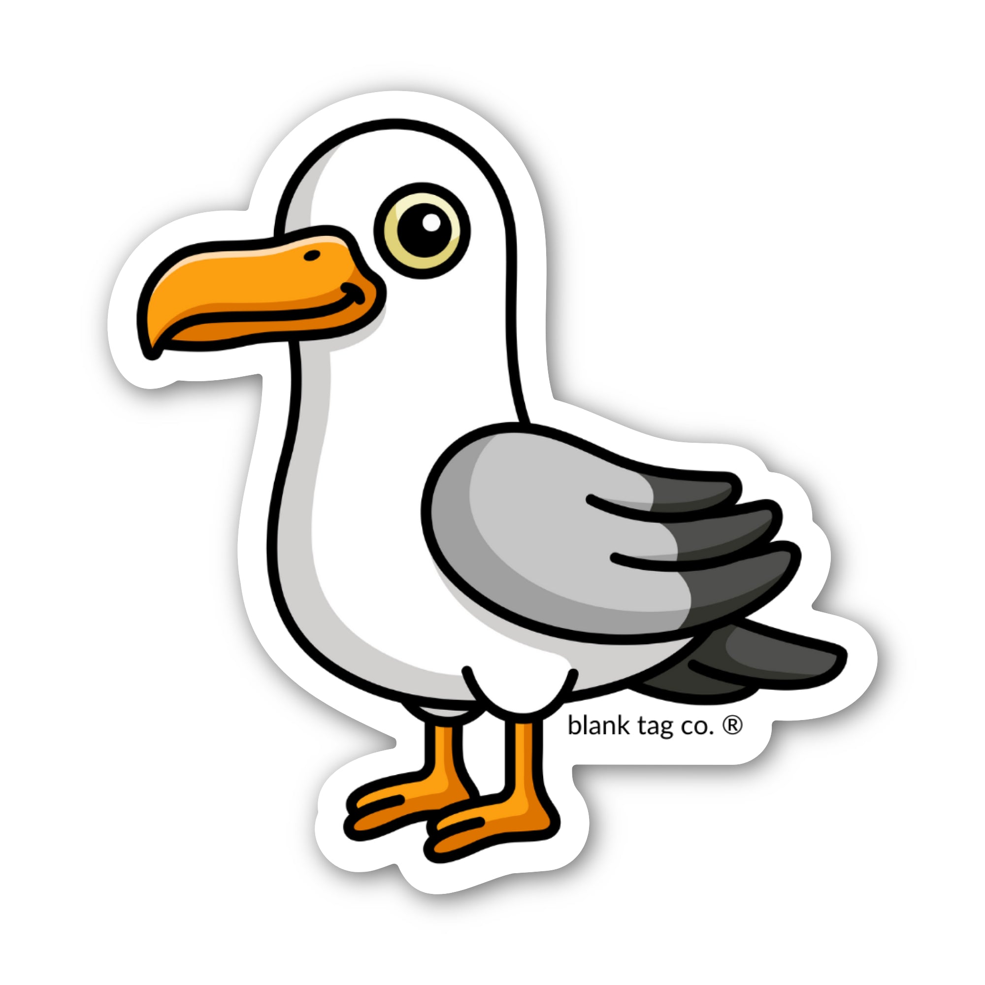 Blank Tag Co.® Seagull Waterproof Sticker