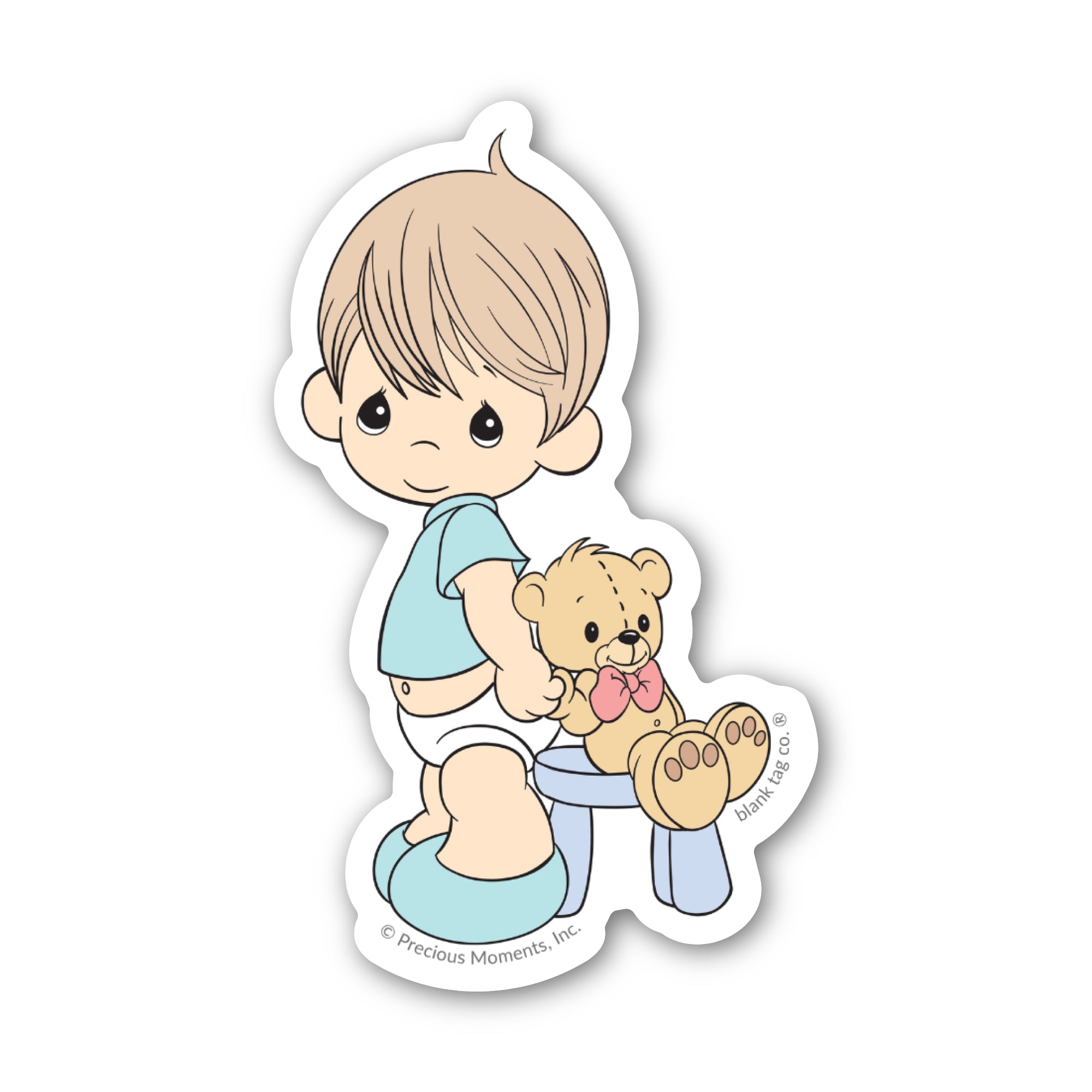 Precious Moments® Shy Boy Sticker