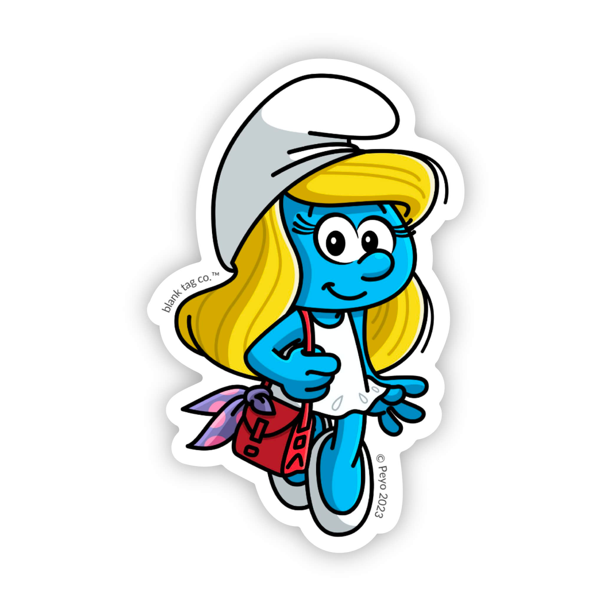 The Smurfette Sticker