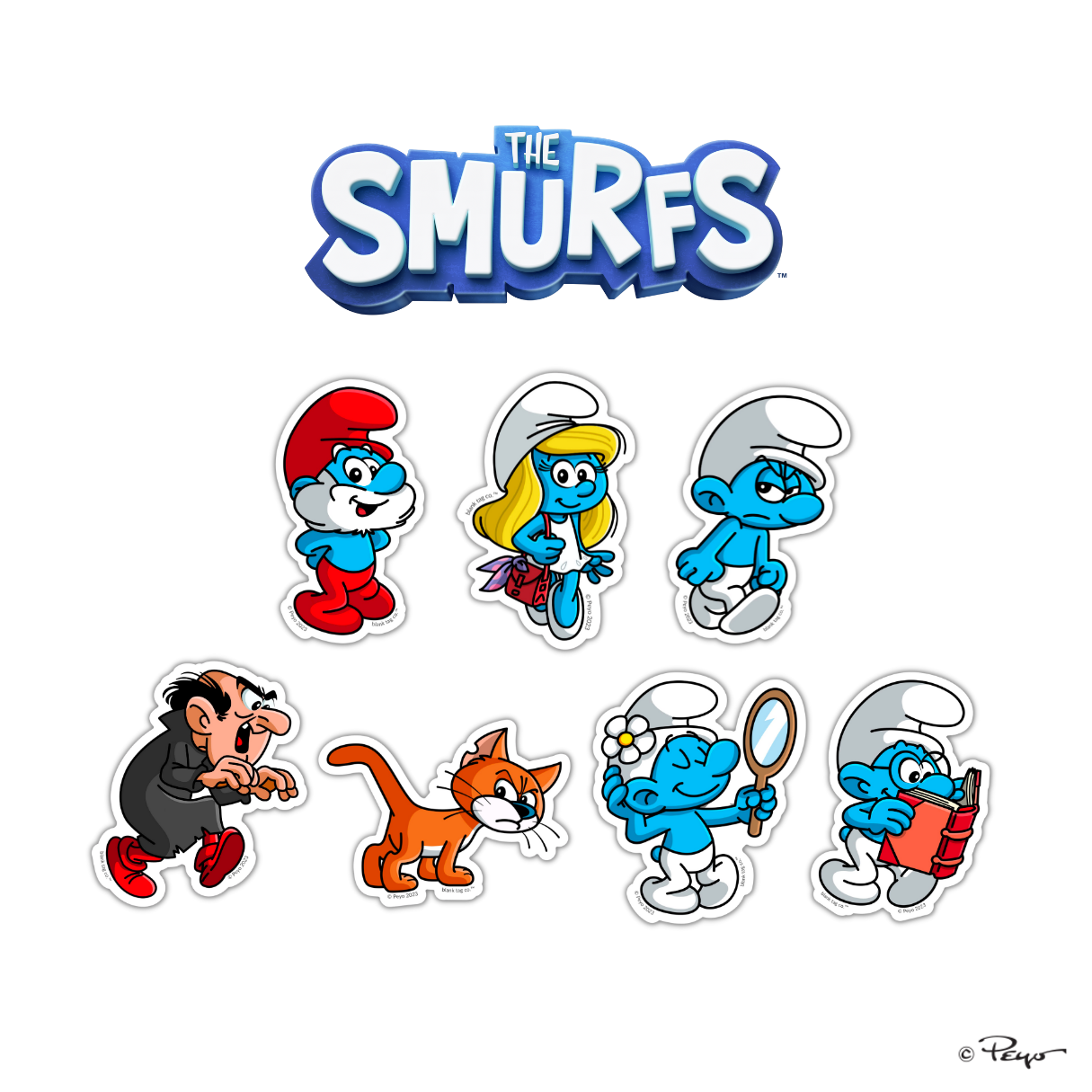 The Smurfs Sticker Bundle