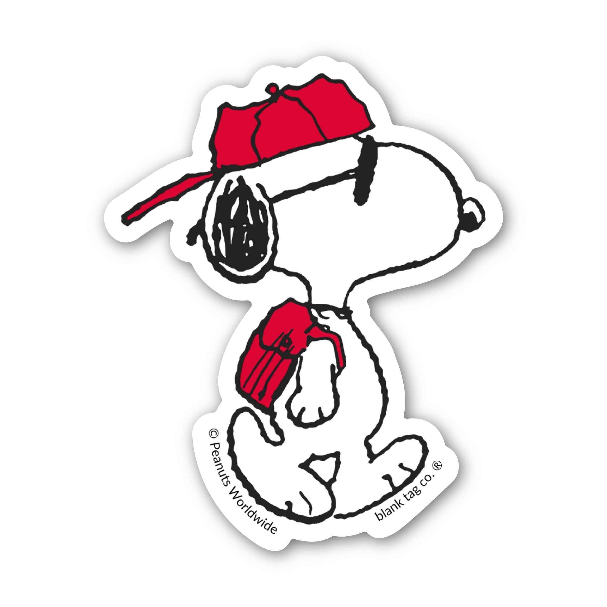 Peanuts® Snoopy Going To School Waterproof Sticker