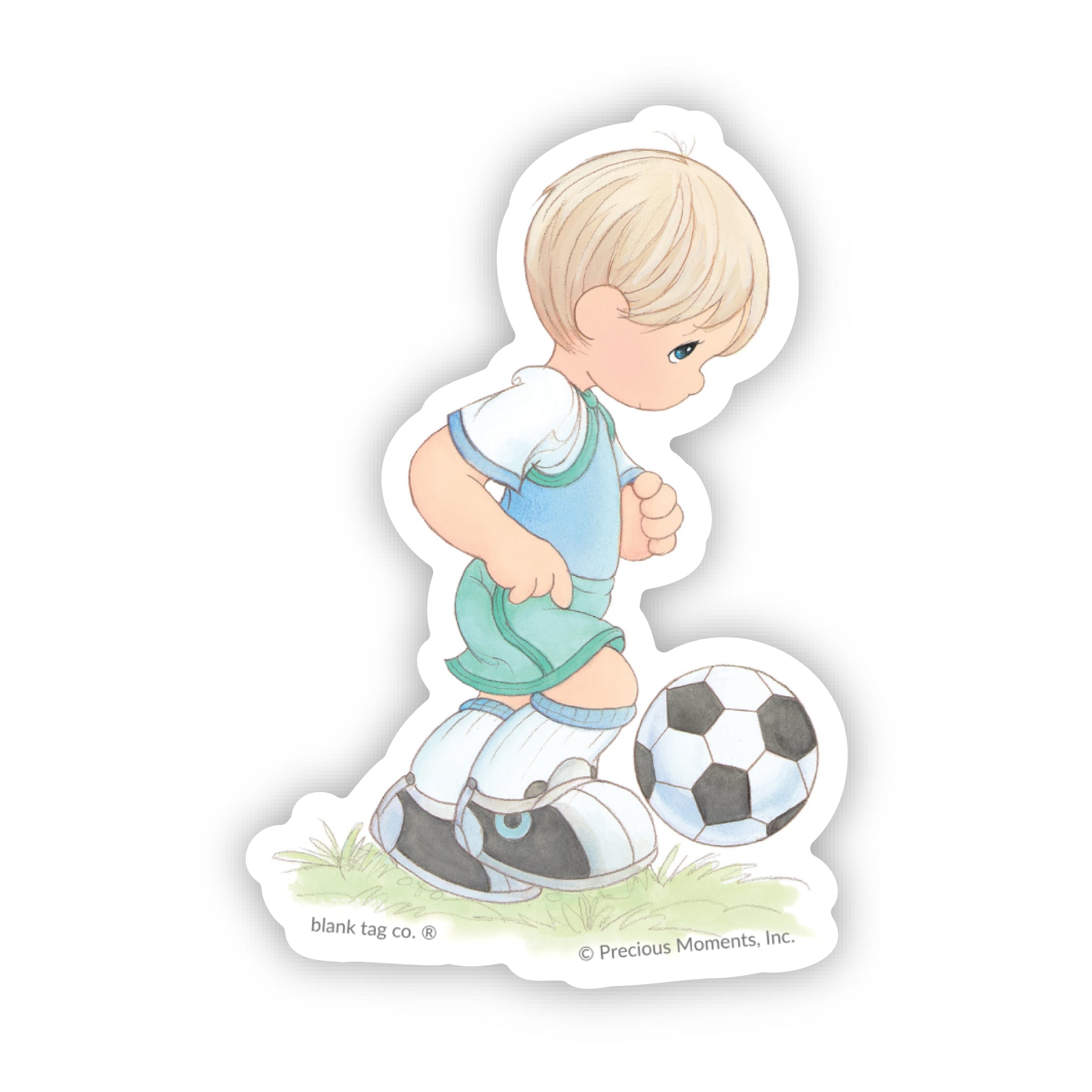Precious Moments® Soccer Boy Sticker