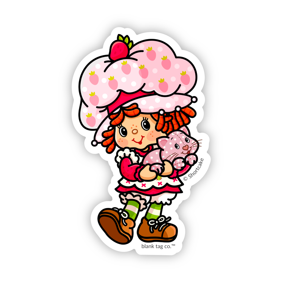 The Strawberry Shortcake With Custard Sticker | Strawberry Shortcake ...