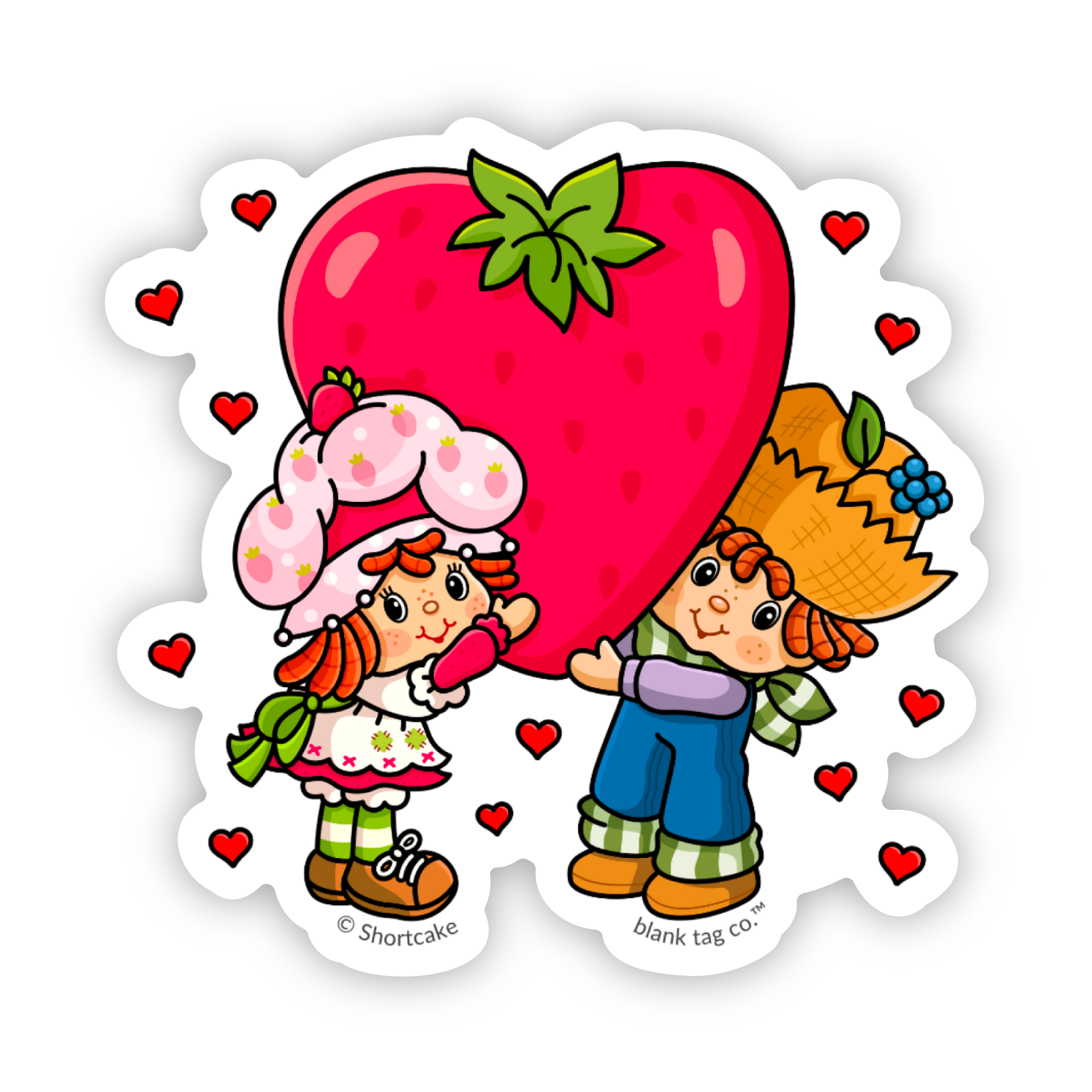 The Strawberry Shortcake and Huckleberry Pie Sticker