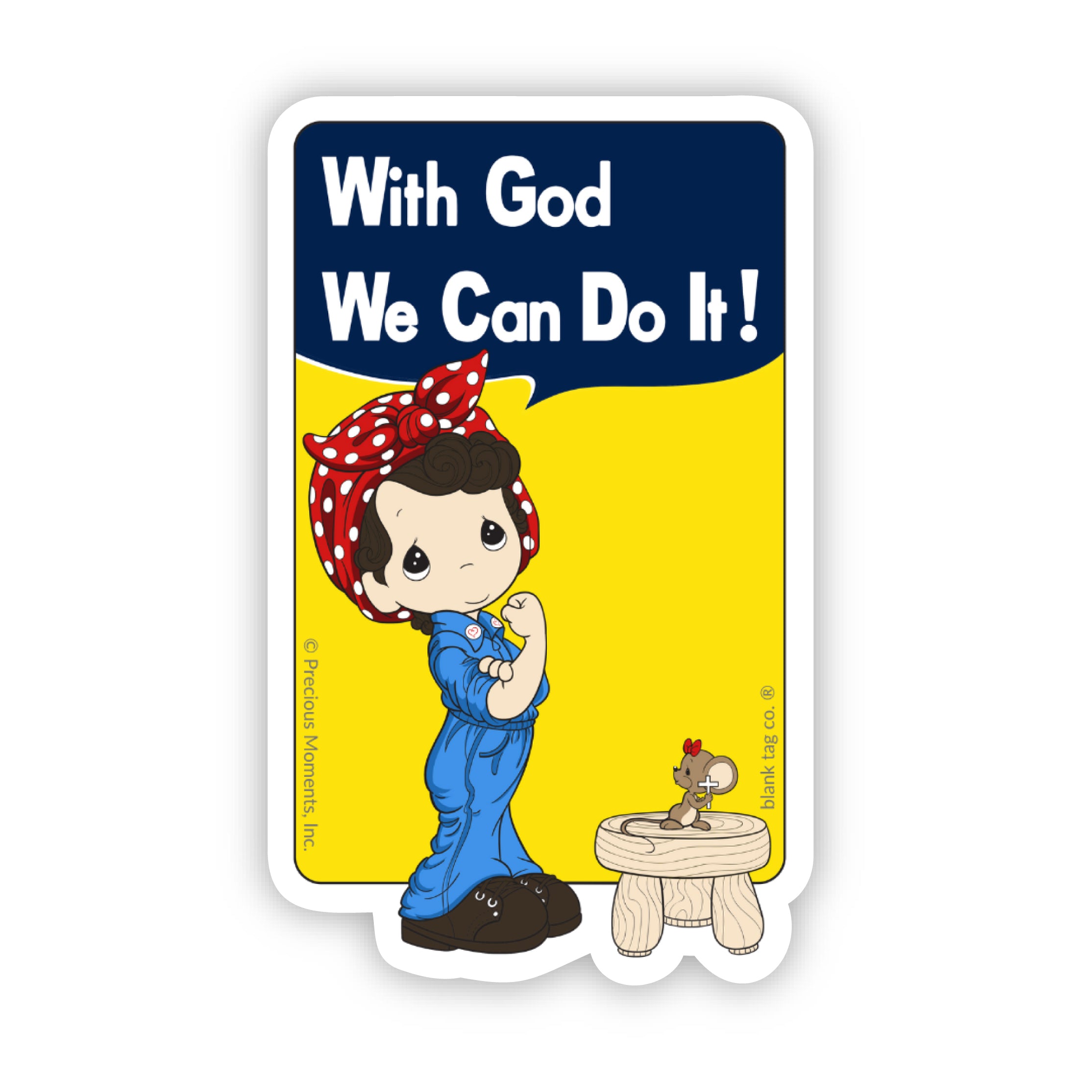 Precious Moments® We Can Do It Sticker