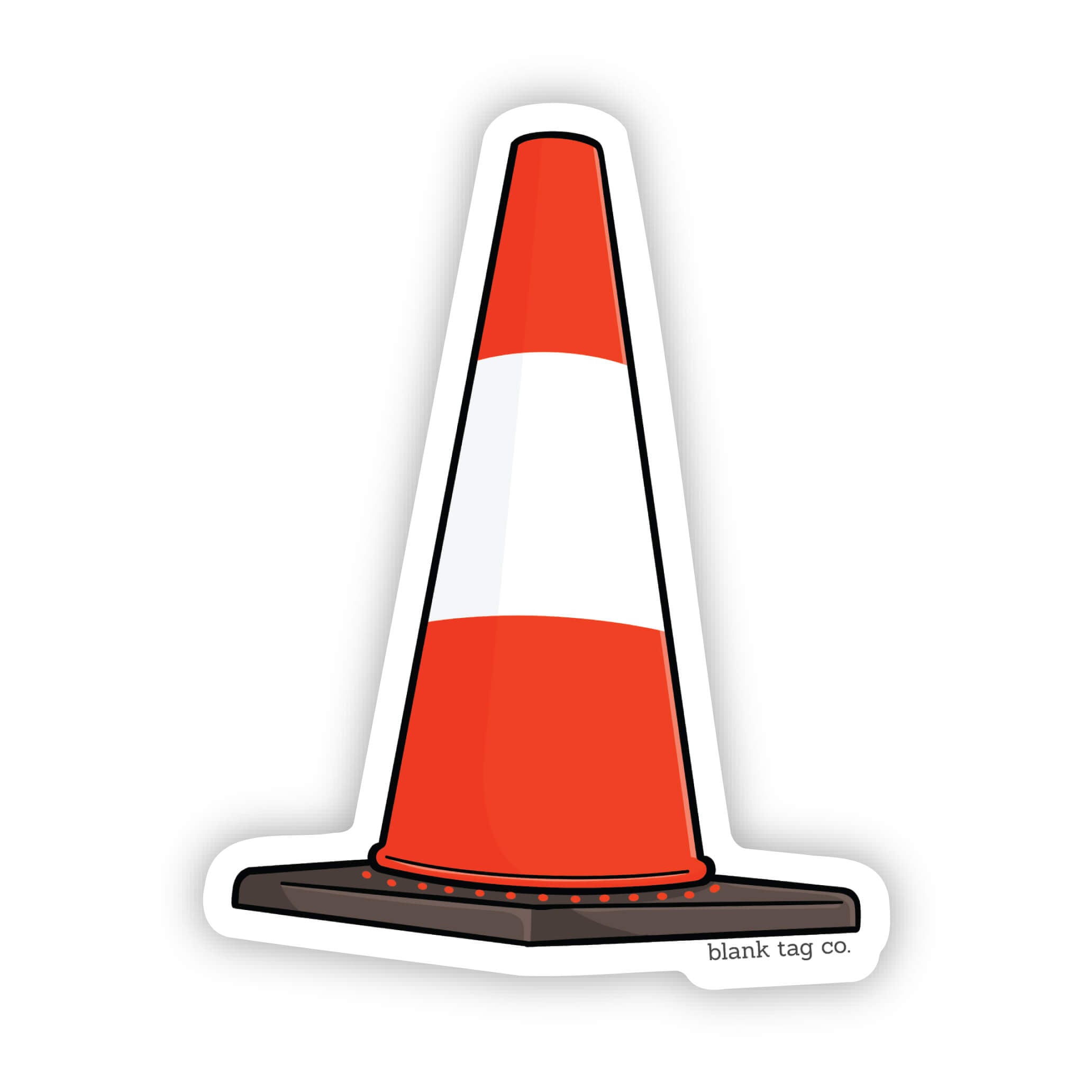 The Traffic Cone Sticker