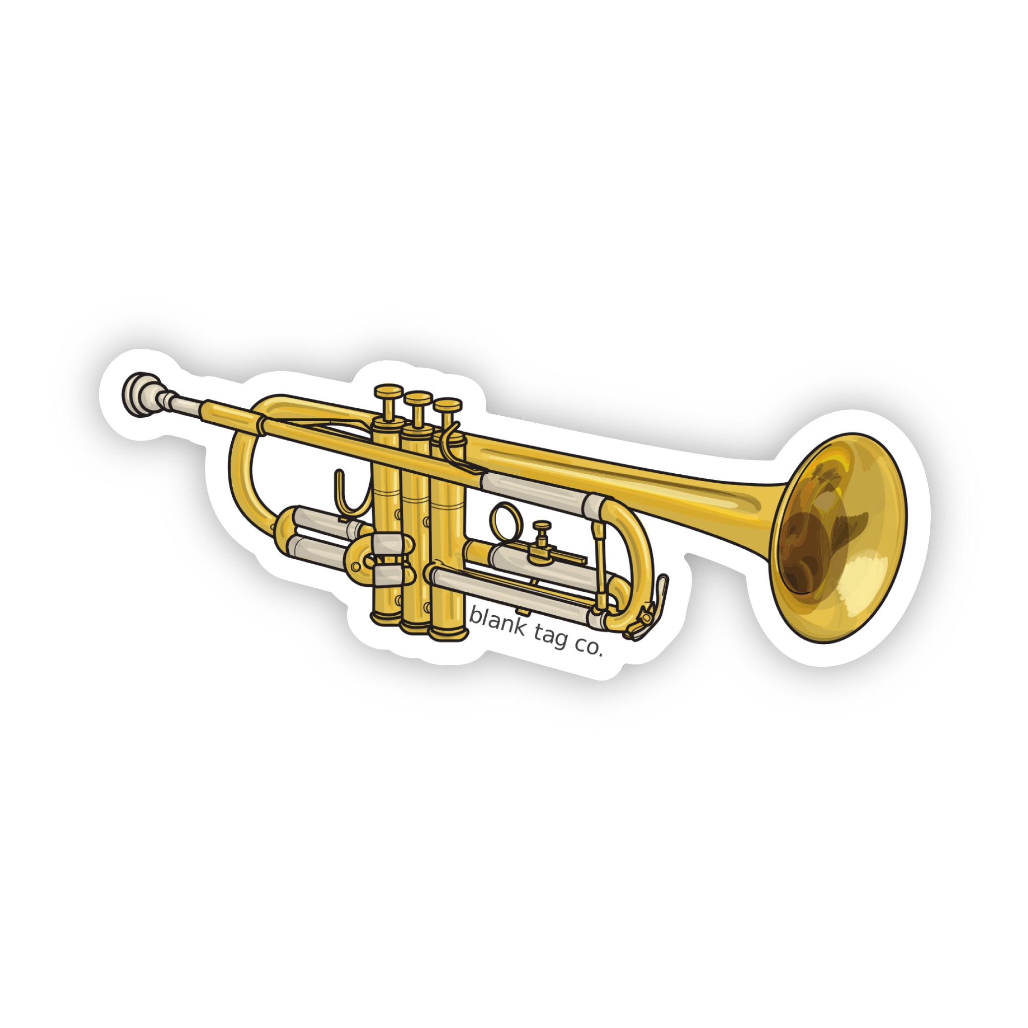 The Trumpet Sticker