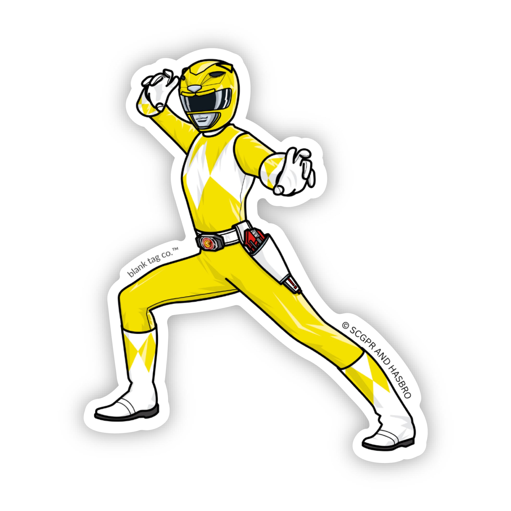 The Yellow Ranger Sticker