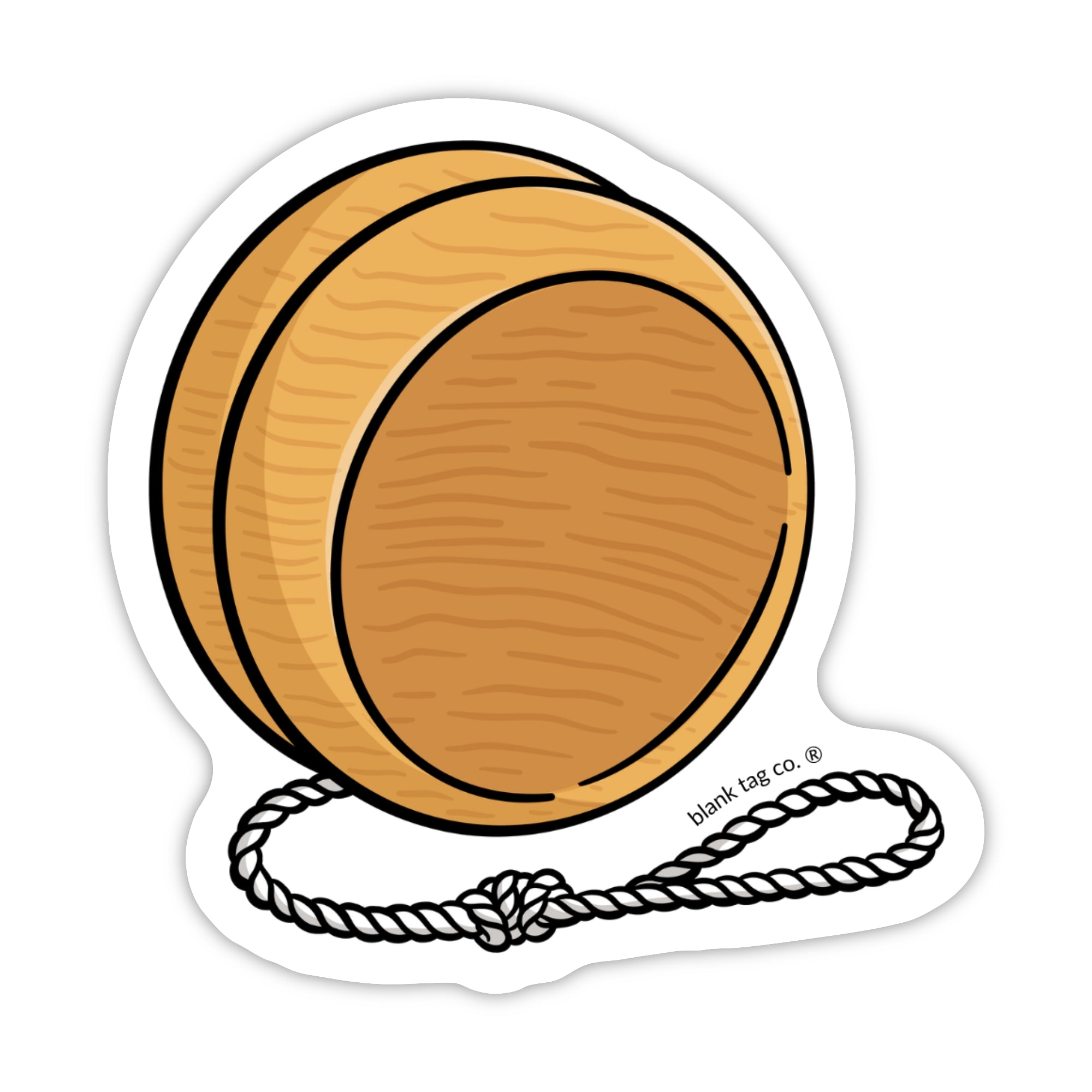Blank Tag Co.® Waterproof Sticker - Yo-yo