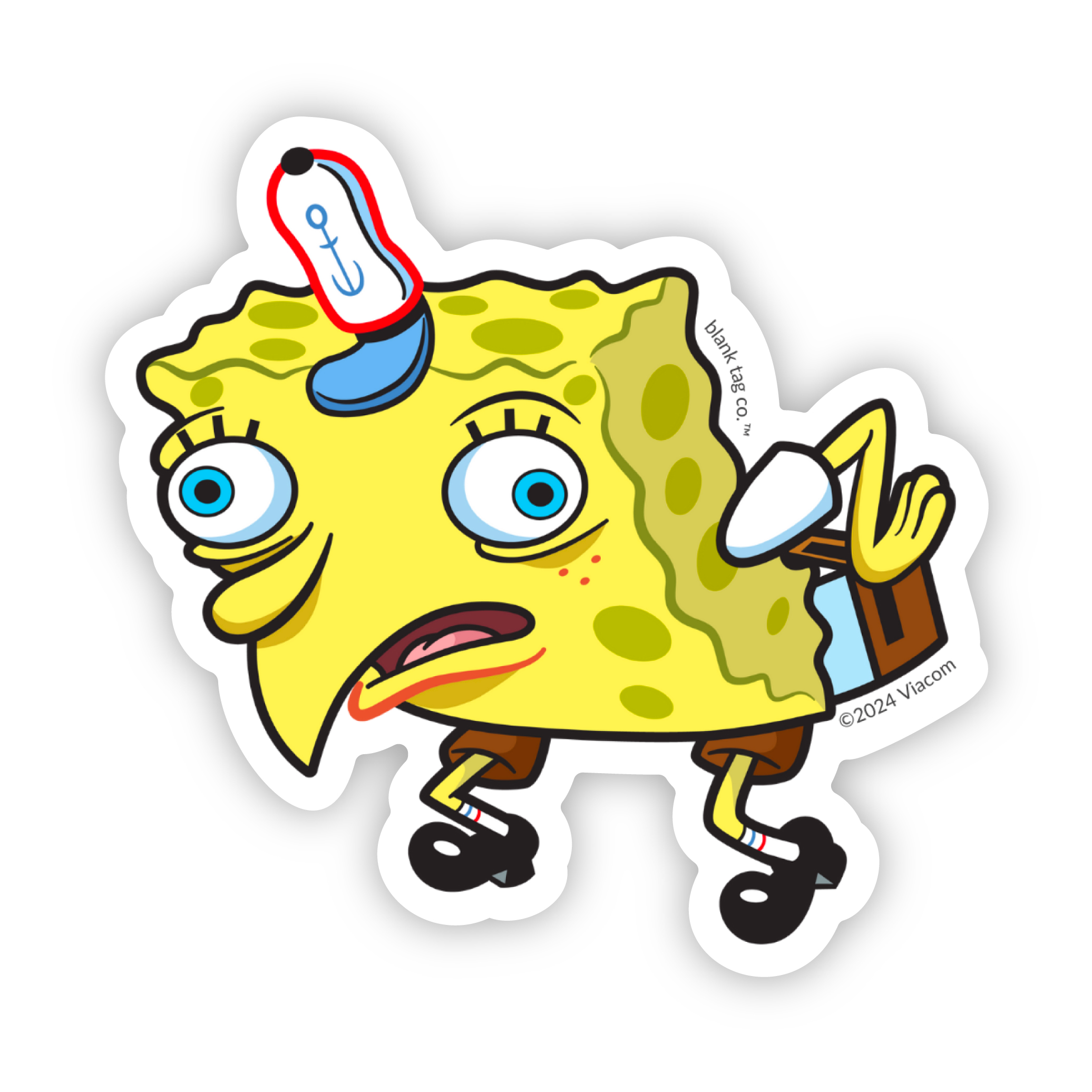 The Mocking SpongeBob Meme Sticker