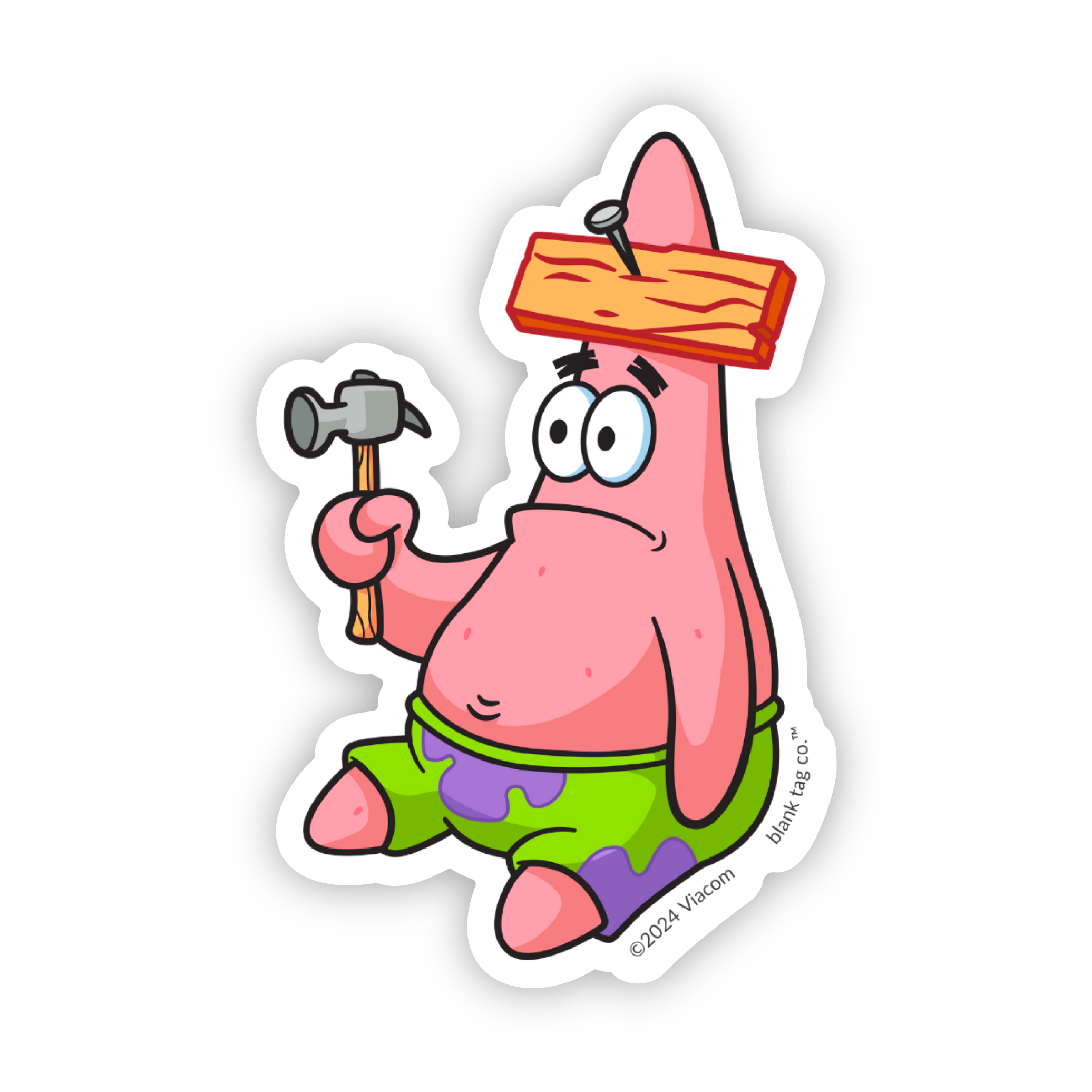 The I Have No Idea Patrick Meme Sticker