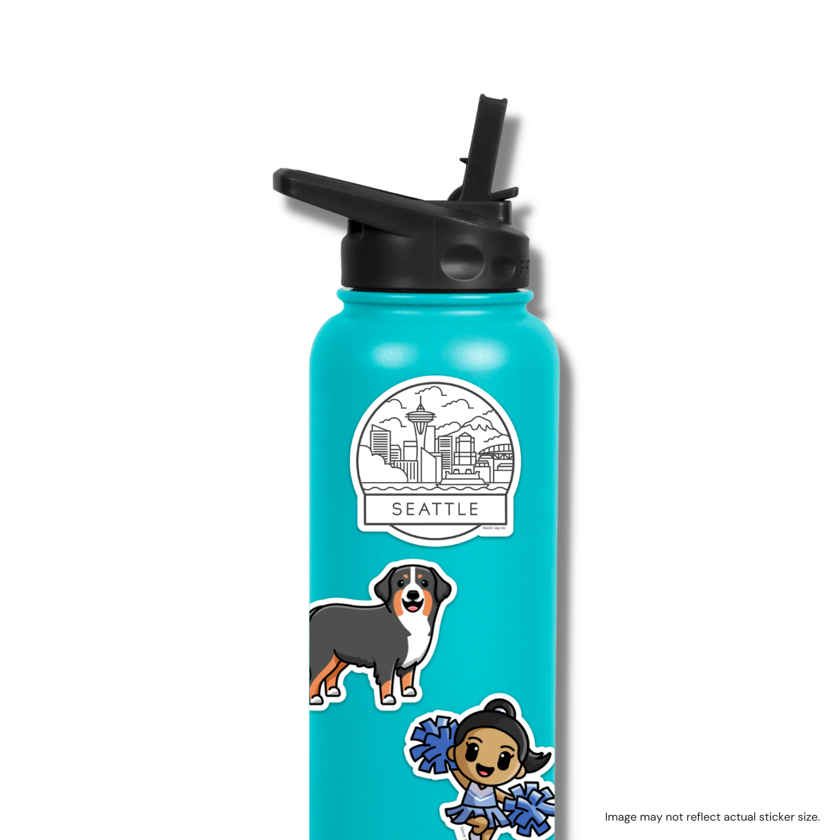 The Seattle Cityscape Sticker