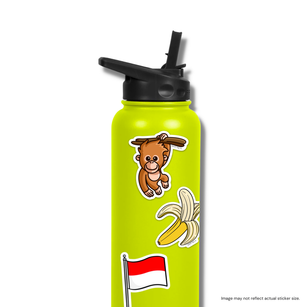 The Indonesia Flag Sticker