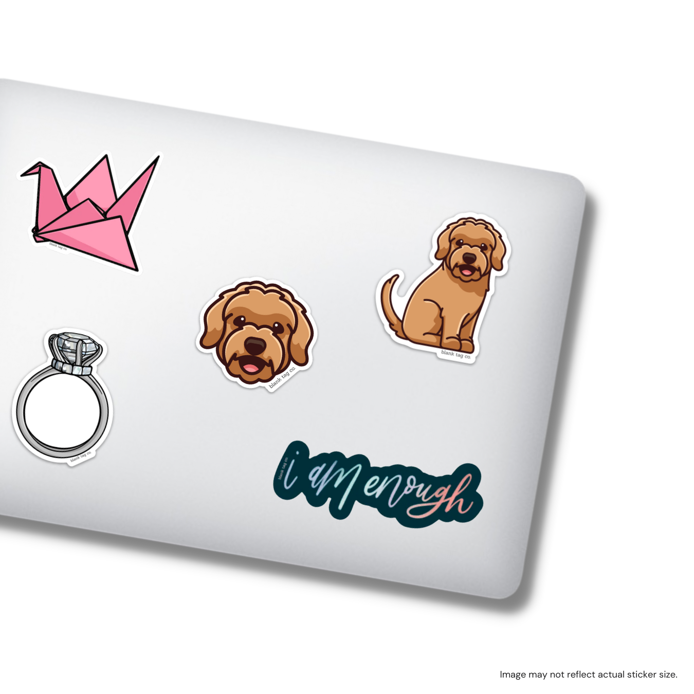 The Goldendoodle Face Sticker