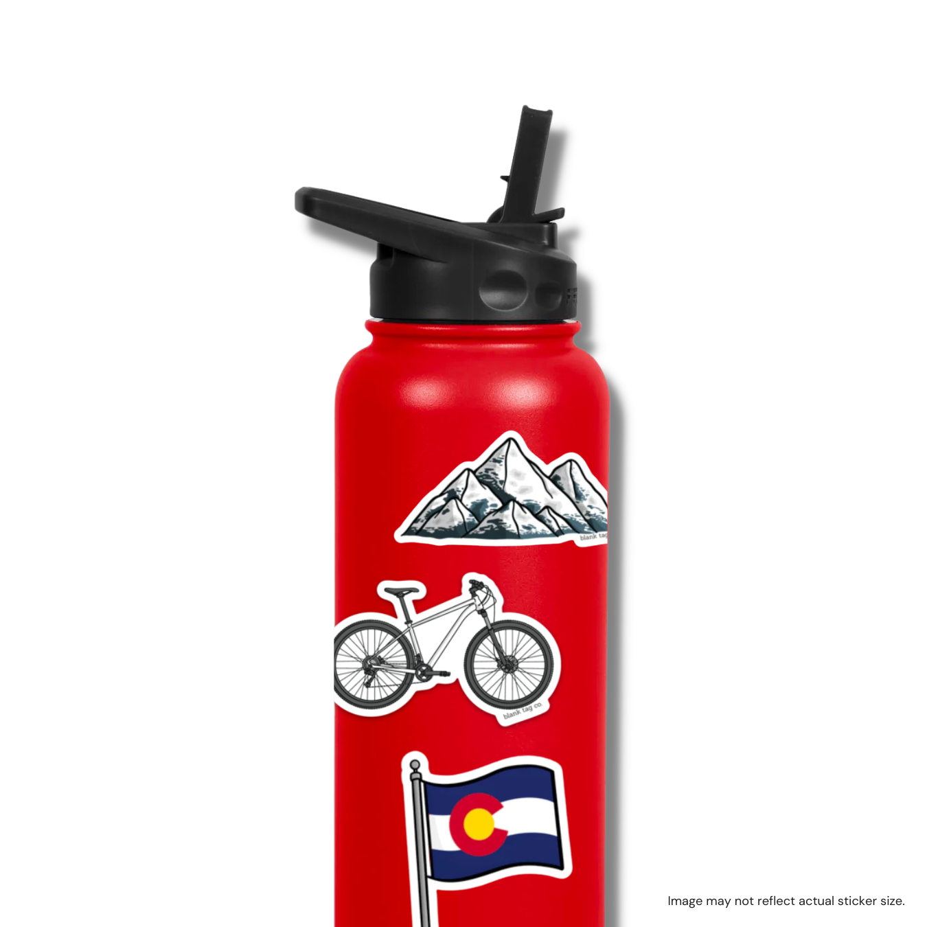 The Colorado Flag Sticker