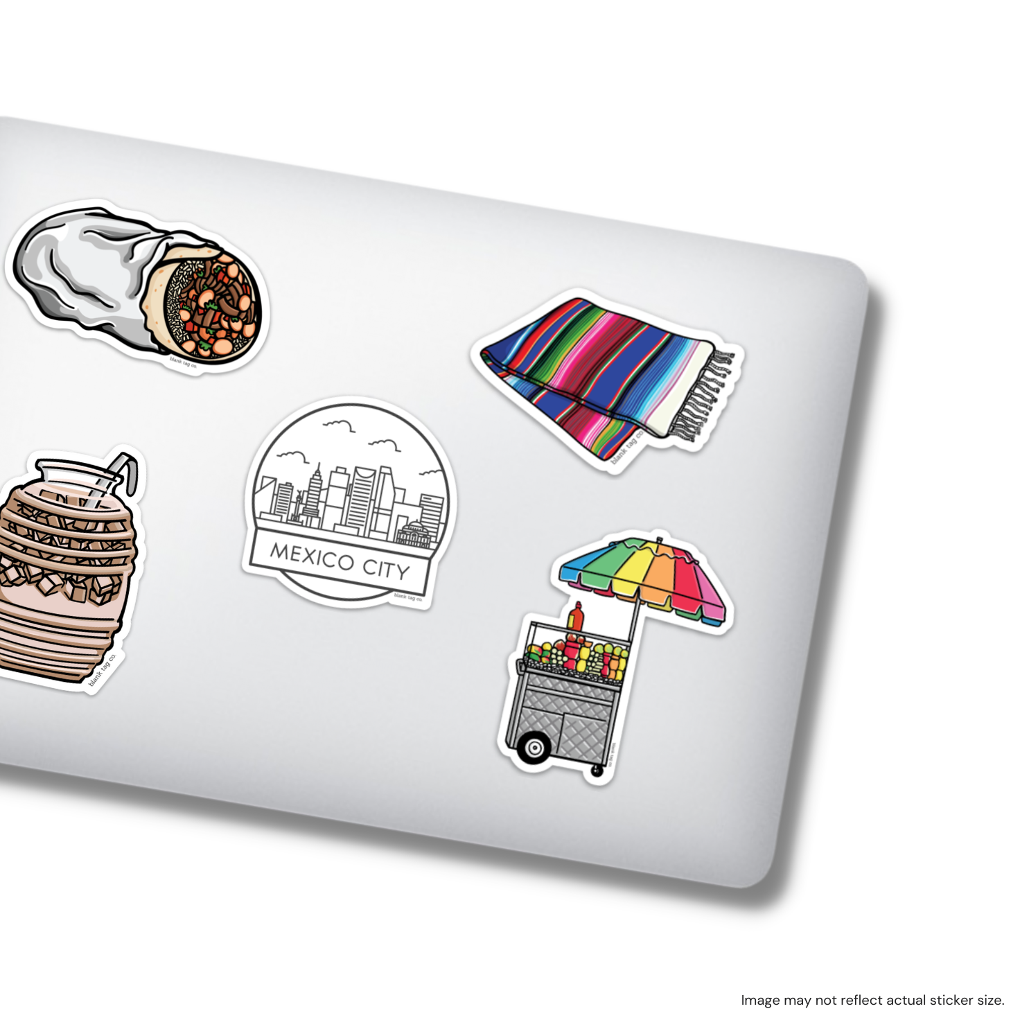 The Mexico City Cityscape Sticker