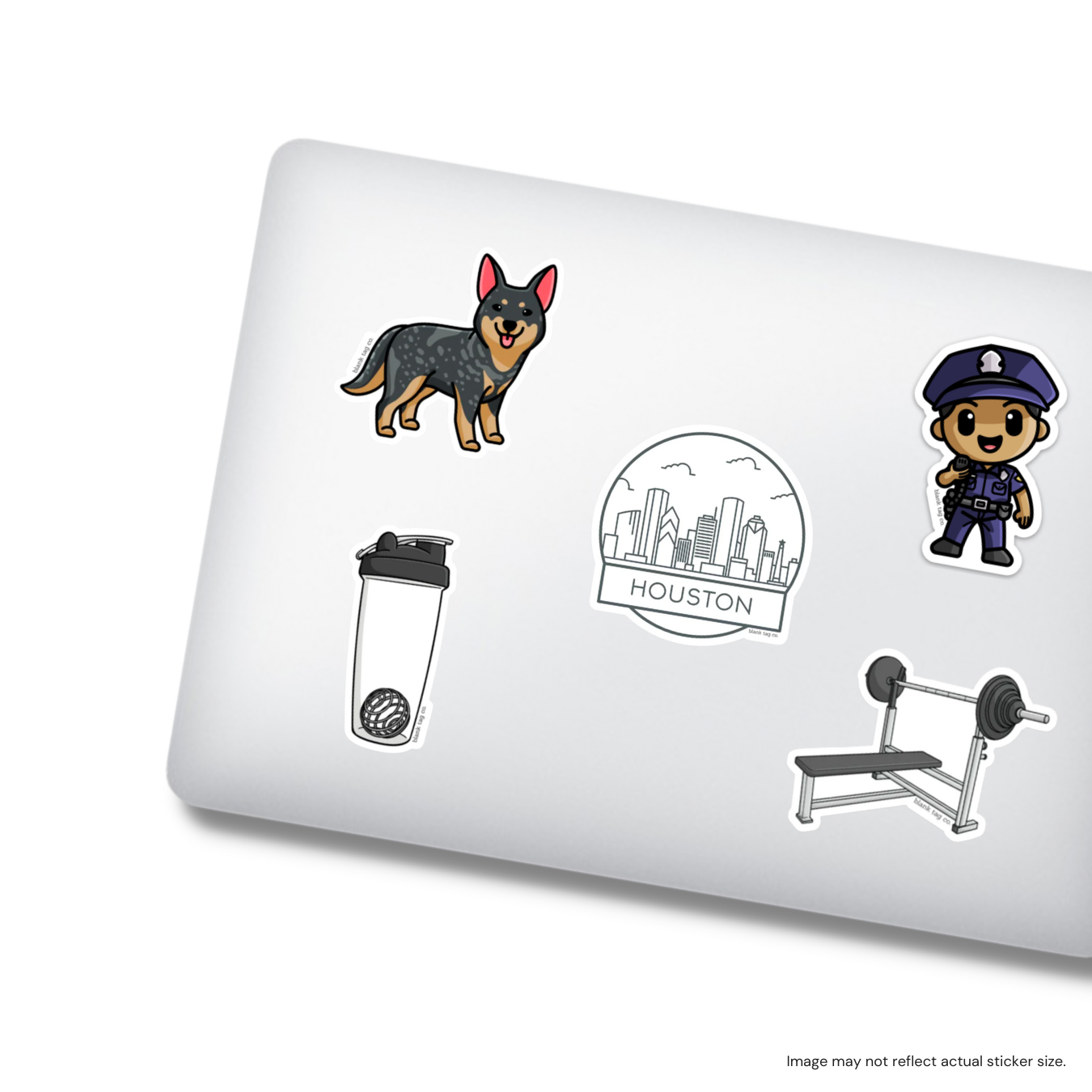 The Male Police Officer Sticker