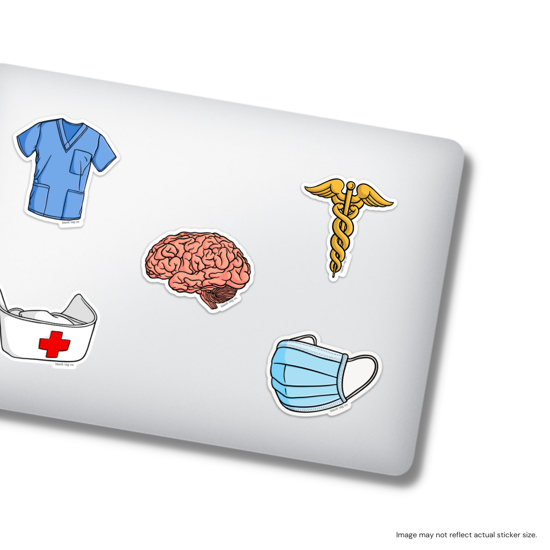 Funny Nursing Stickers for Sale
