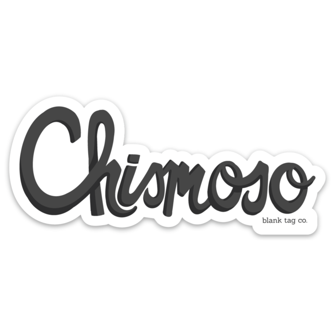 The Chismoso Sticker - Black - Product Image