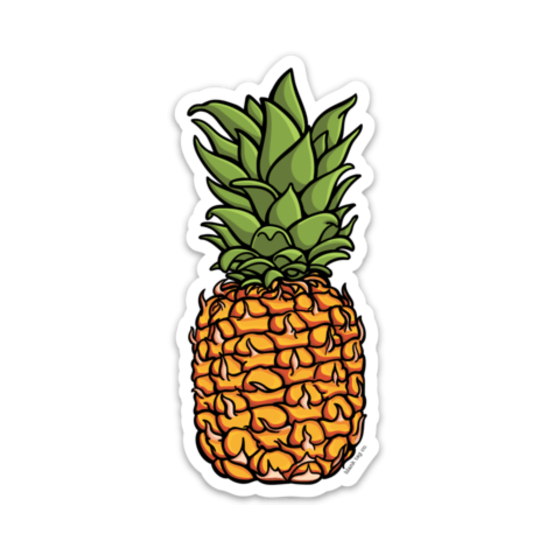 The Pineapple Sticker - Product Outline