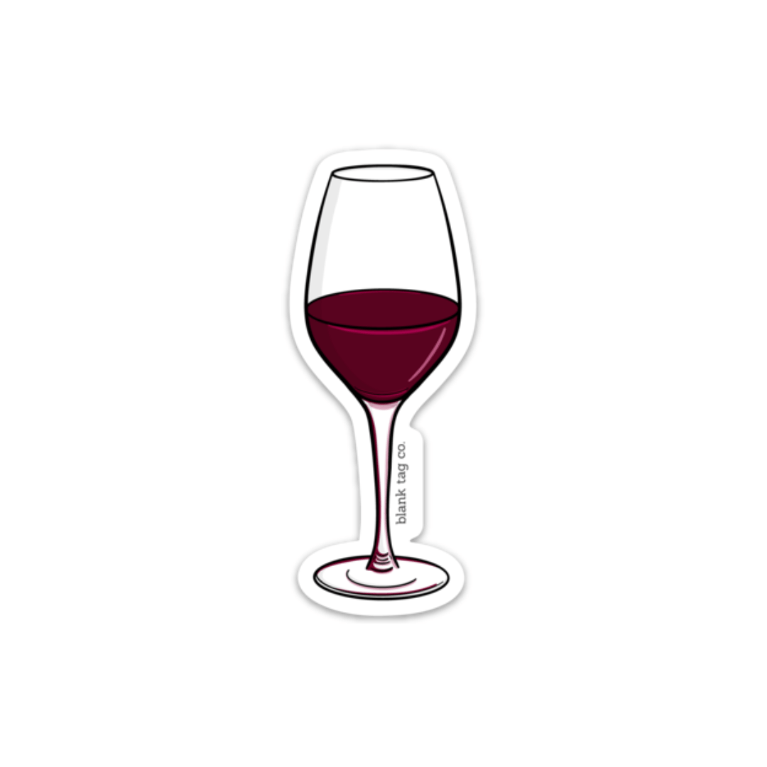 The Red Wine Sticker - Product Image