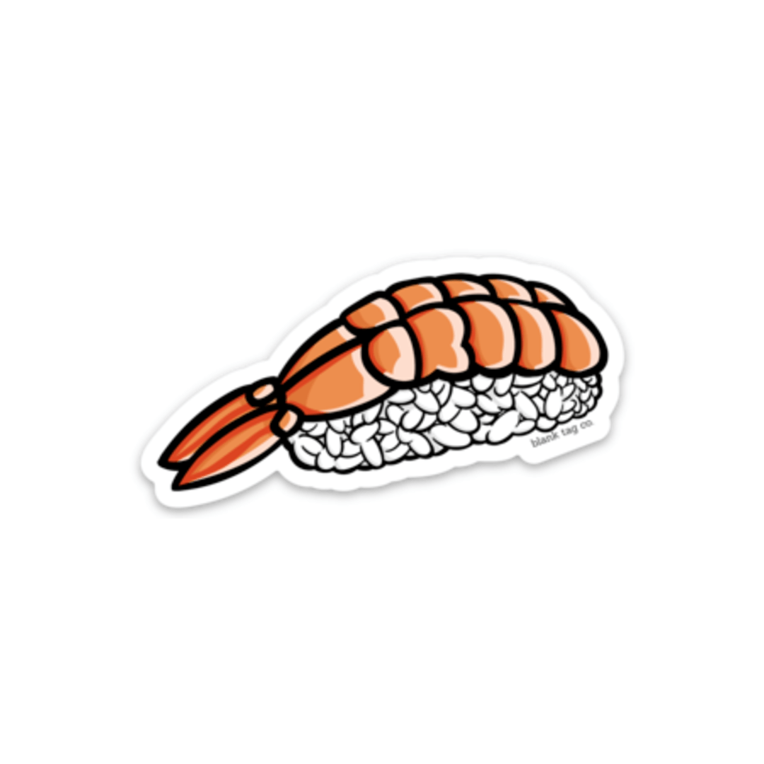 The Shrimp Sushi Sticker - Product Image