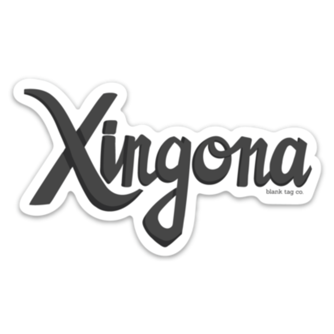 The Xingona Sticker - Black - Product Image