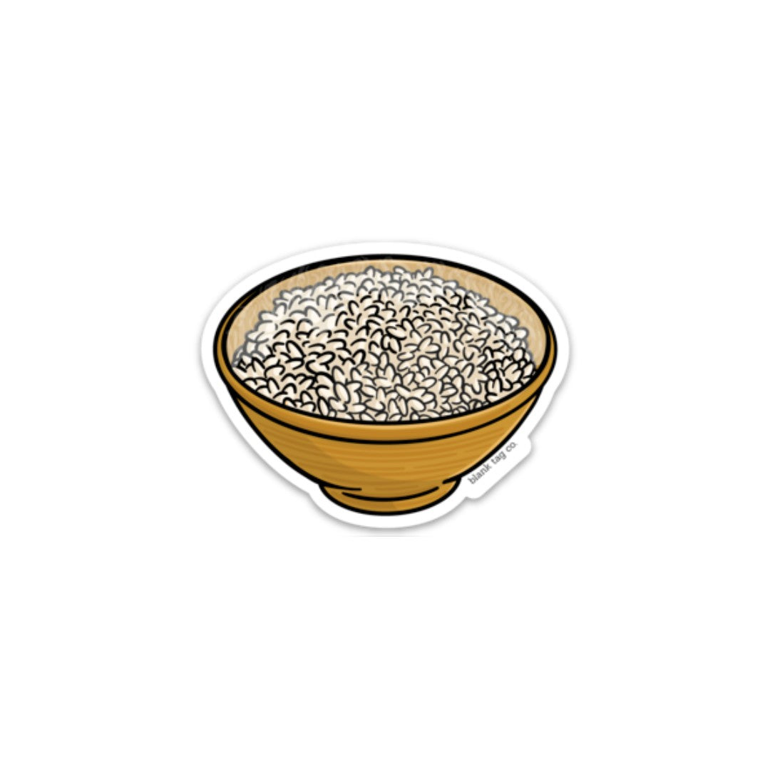 The Bowl of Rice Sticker