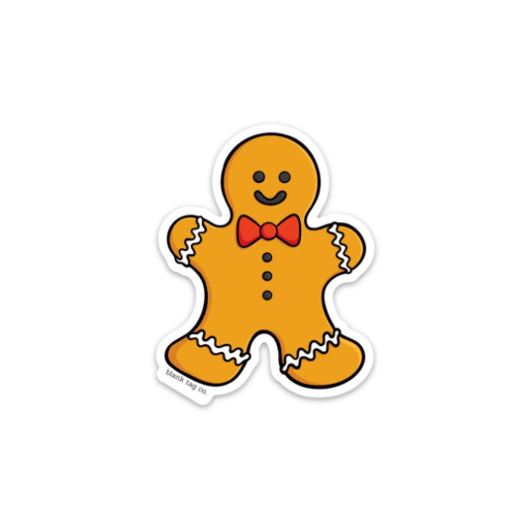 The Gingerbread Man Sticker