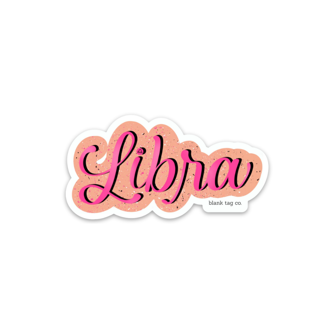 The Libra Sticker