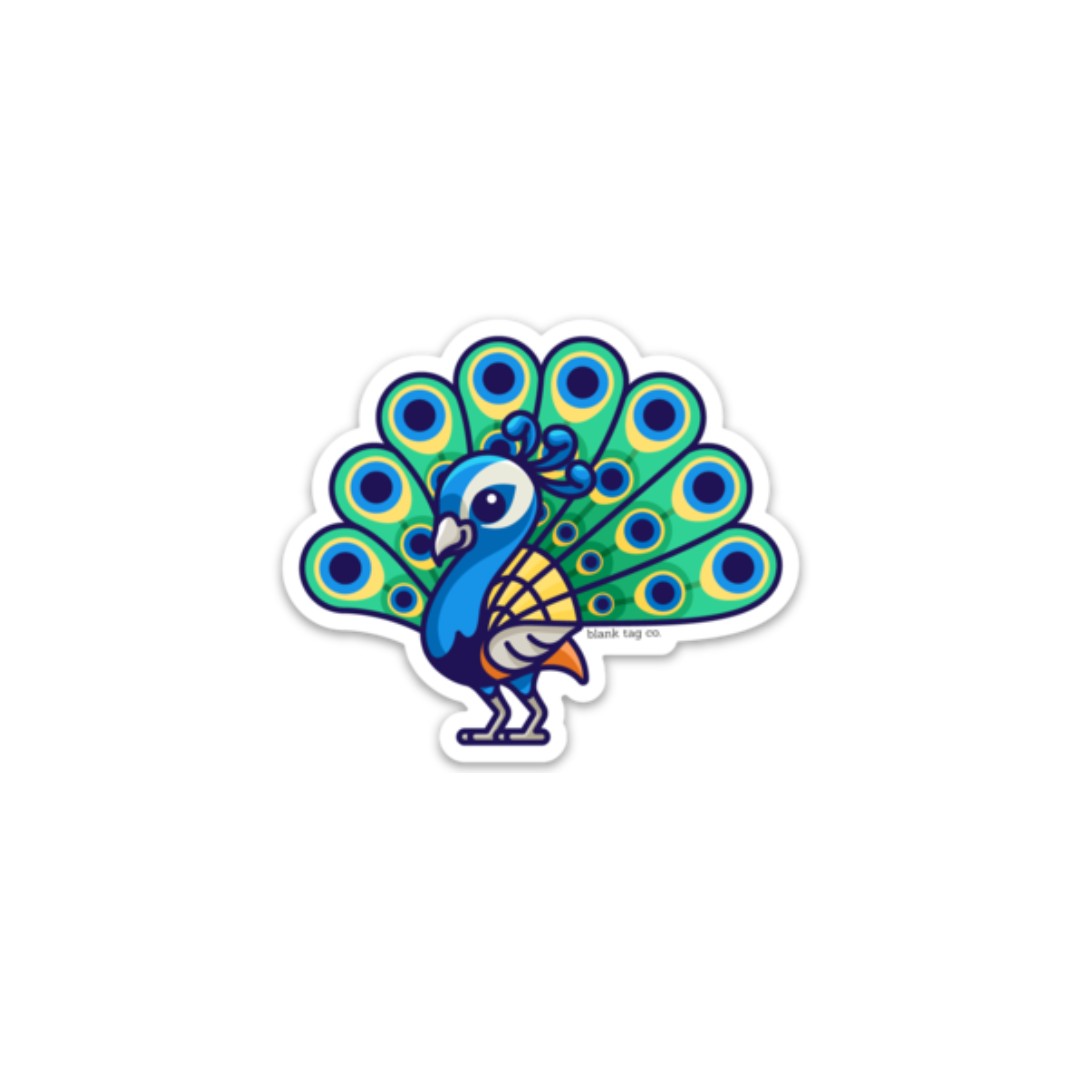 The Peacock Sticker