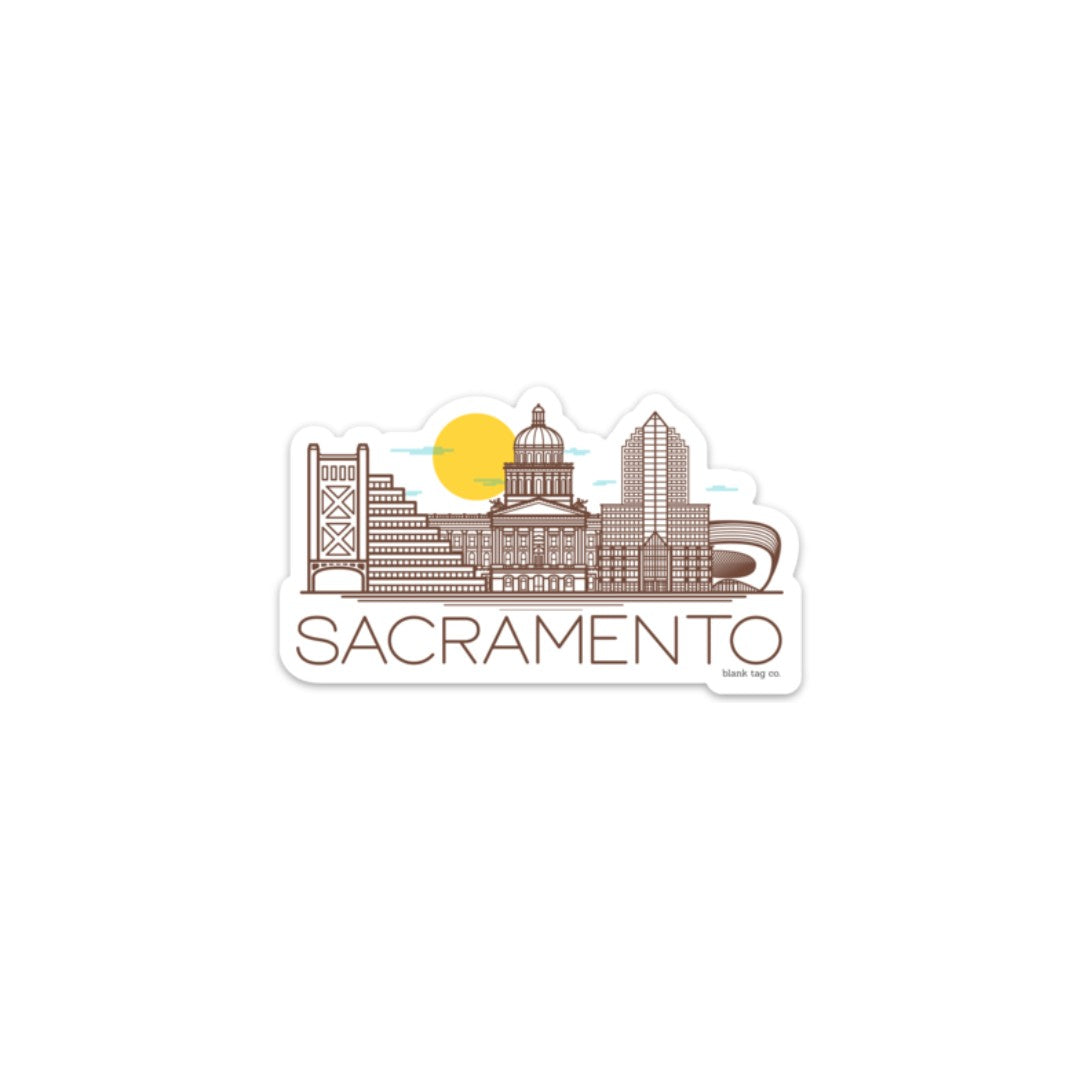 The Sacramento Monuments Sticker