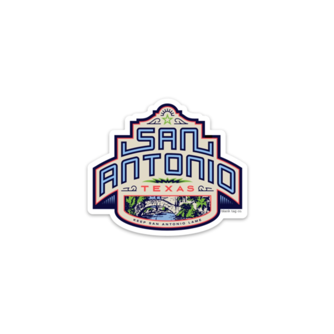 The San Antonio City Badge Sticker
