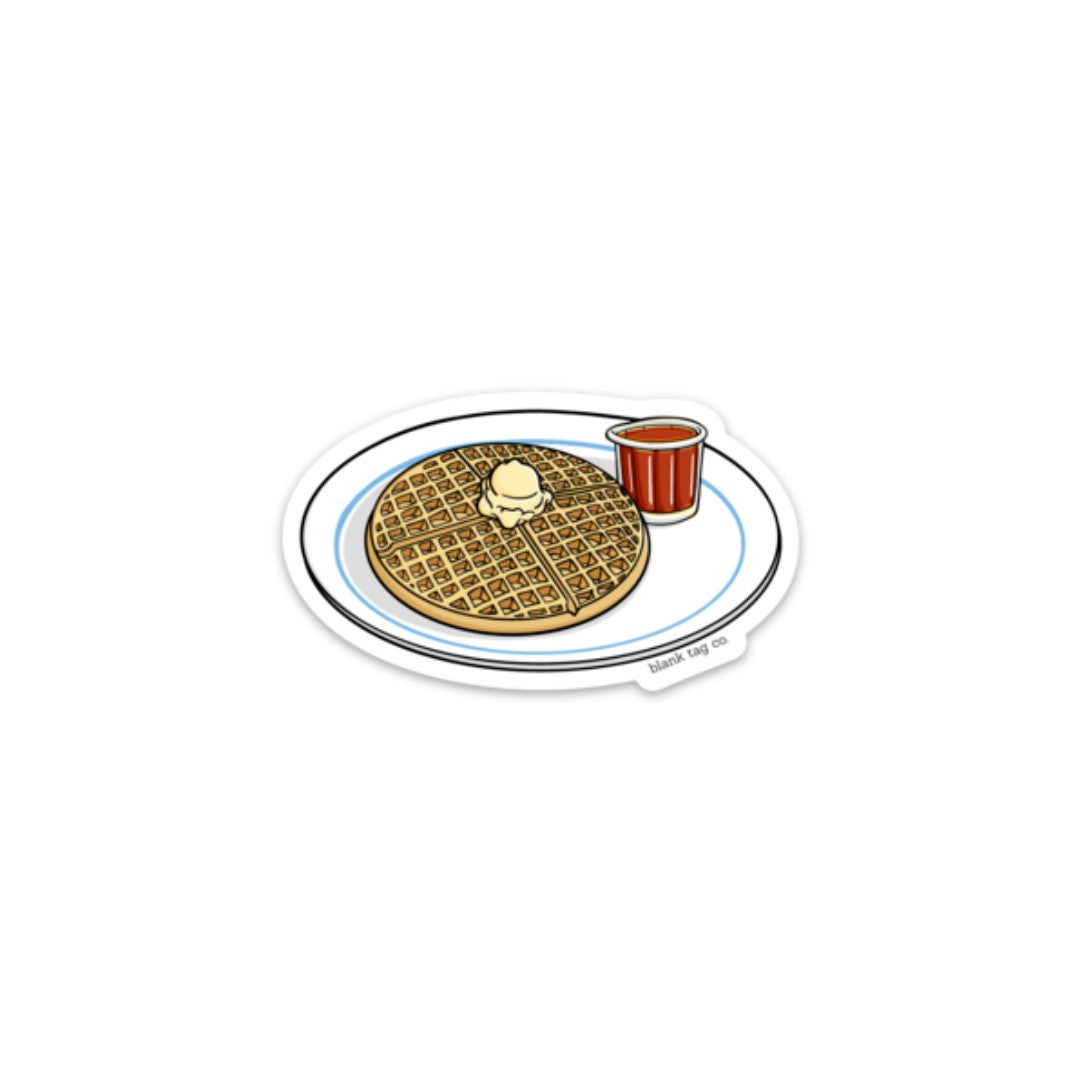 The Waffle Sticker