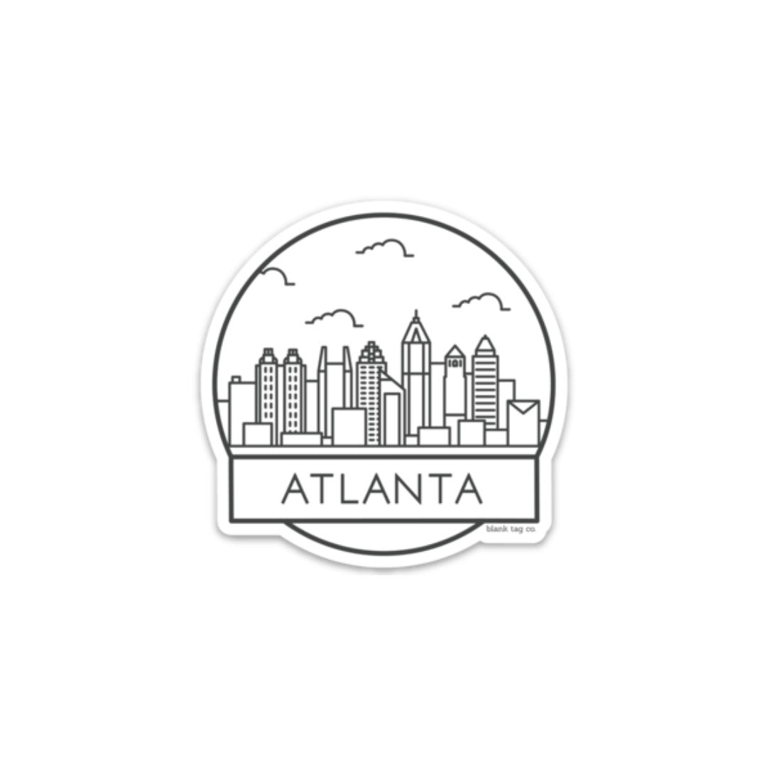 The Atlanta Cityscape Sticker