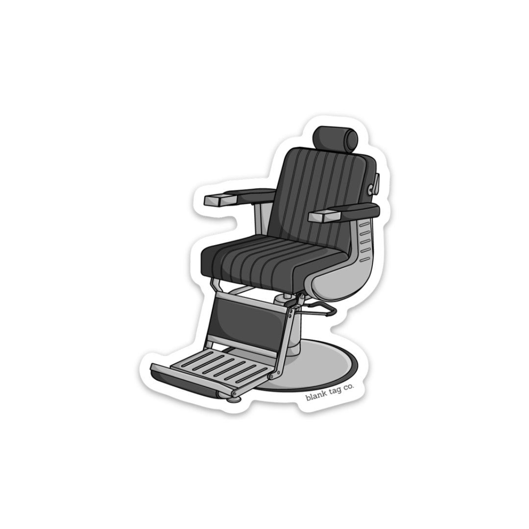 The Barber Chair Sticker