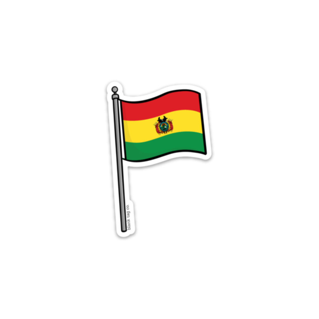 The Bolivia Flag Sticker
