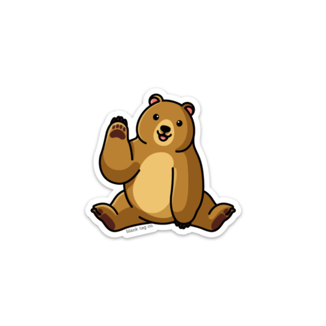 The Brown Bear Sticker