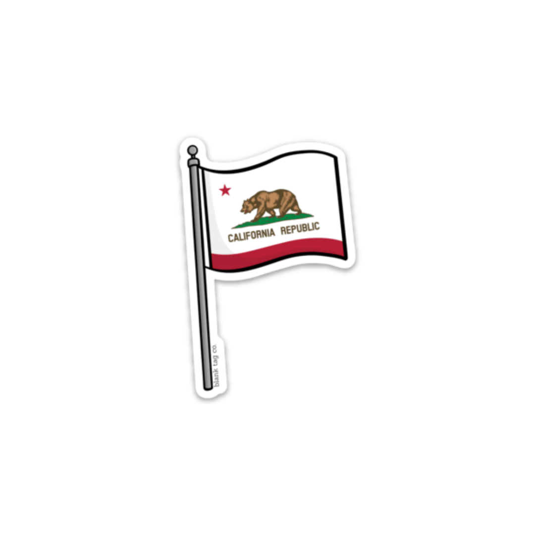 The California Flag Sticker