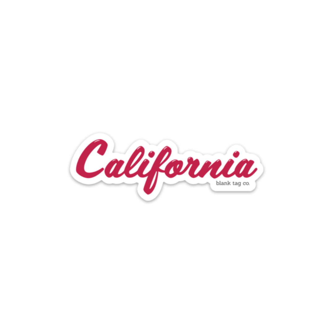 The California Sticker