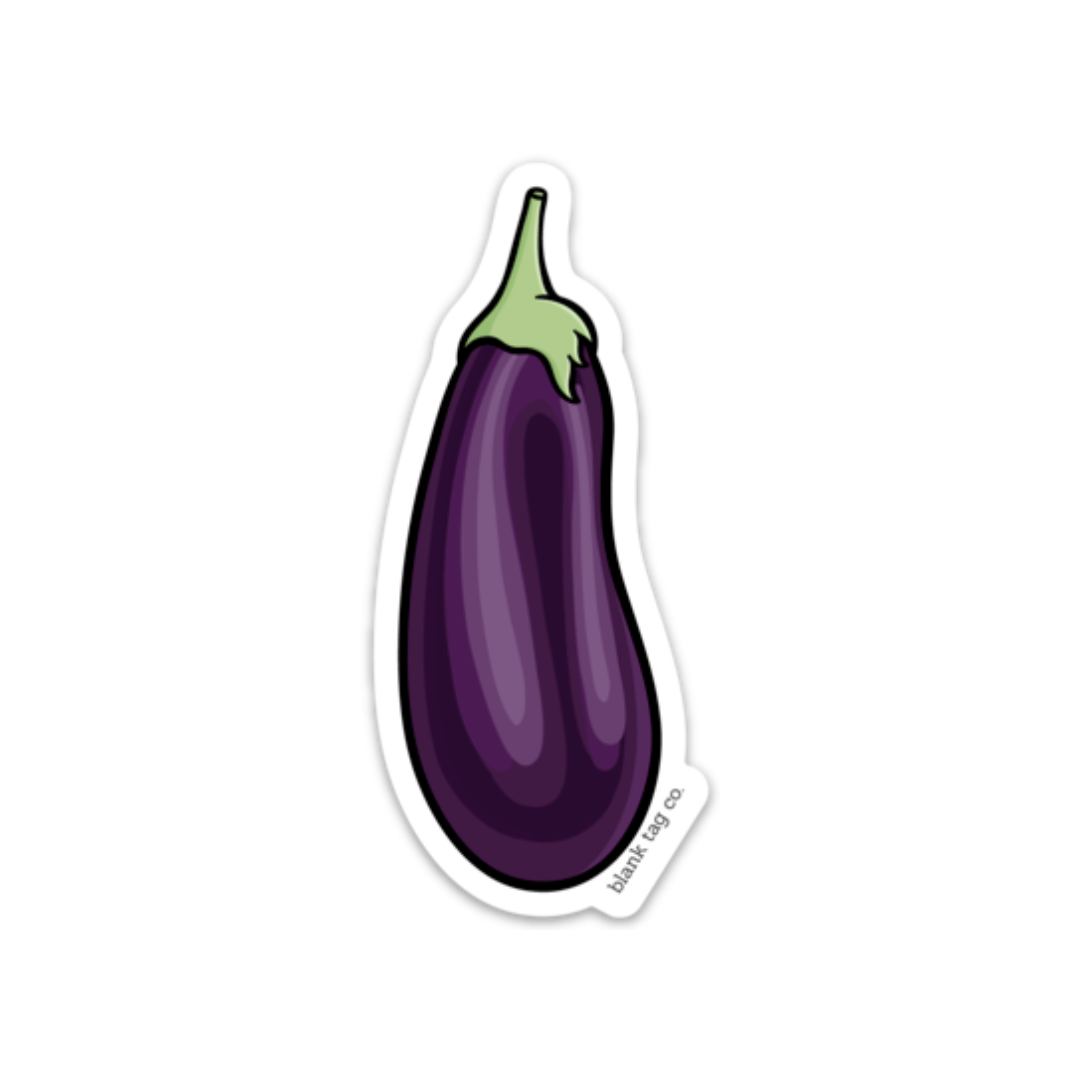 The Eggplant Sticker